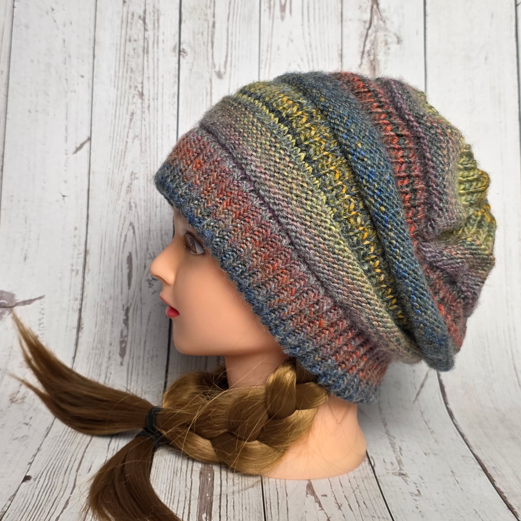 Hand Knitted Slouchy Beanie