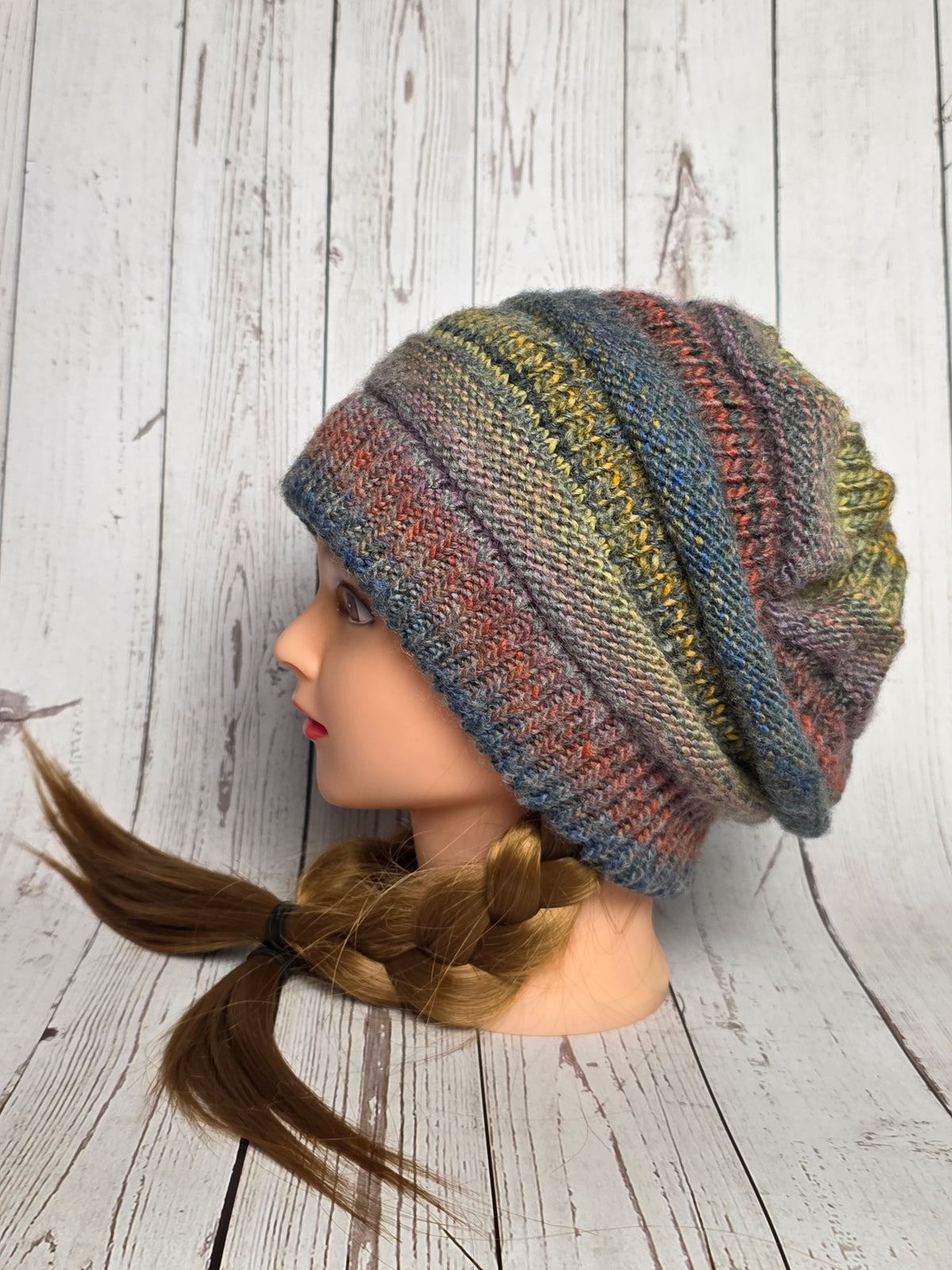 Hand Knitted Slouchy Beanie