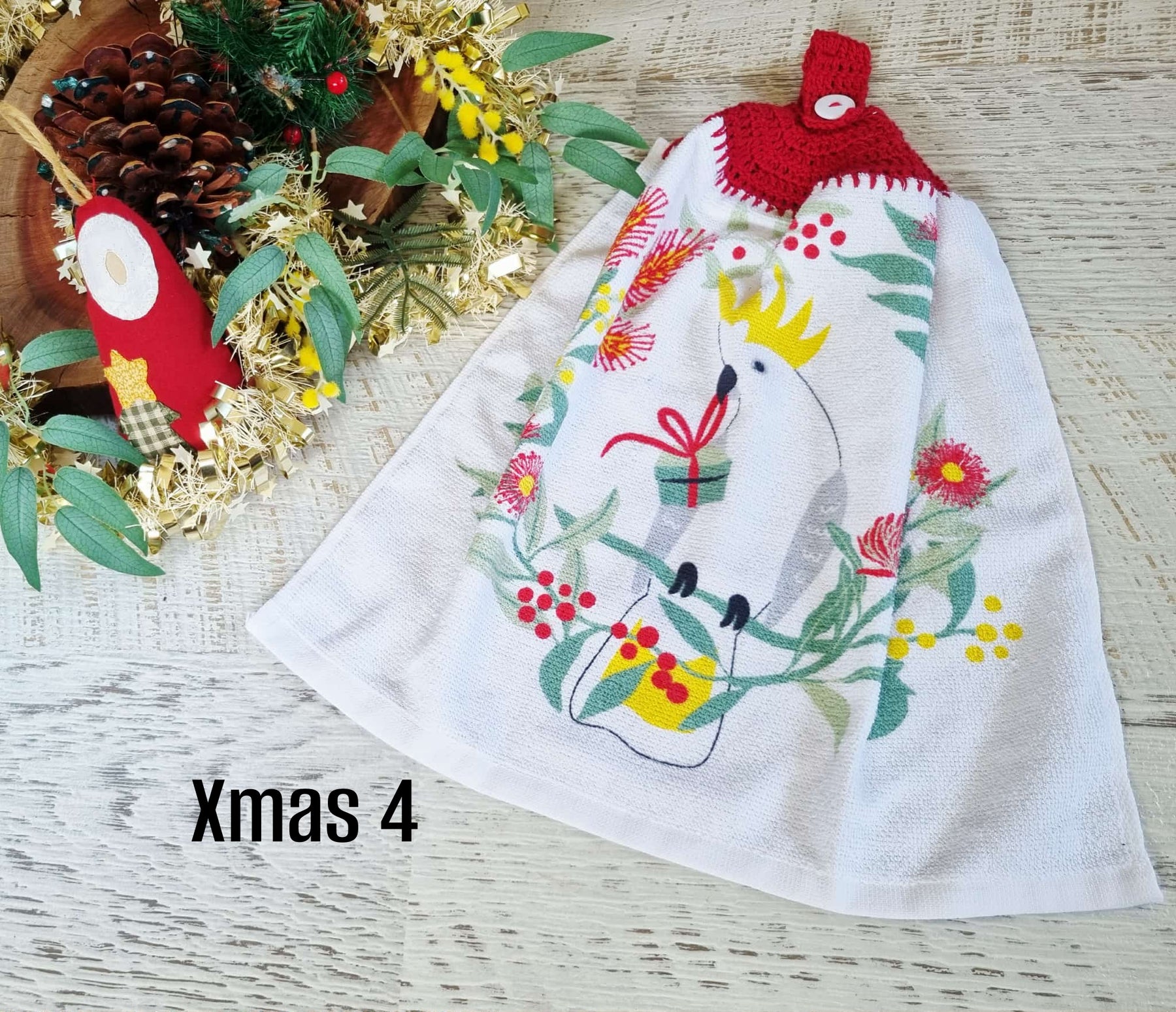Kitchen Hand Towel | Christmas | Hanging | SINGLE LAYER - 9 Styles