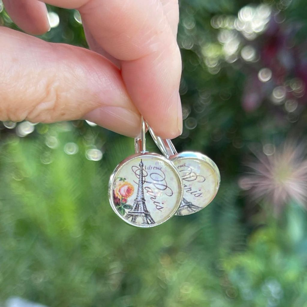 Paris Earrings • Eiffel Tower in Hooks, Levers, Studs or Clip Ons