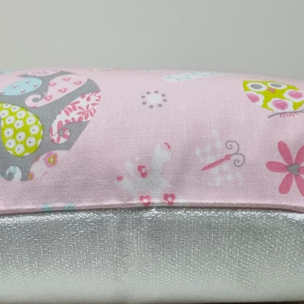 Child's pink animal themed cushion cover:  Nursery Decor -Kid's Bedroom