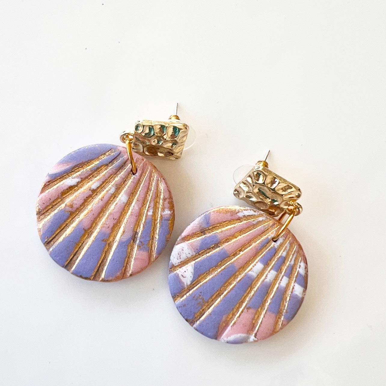 Earrings~Dangles~Lilac~Dangles ~affordable ~ lightweight