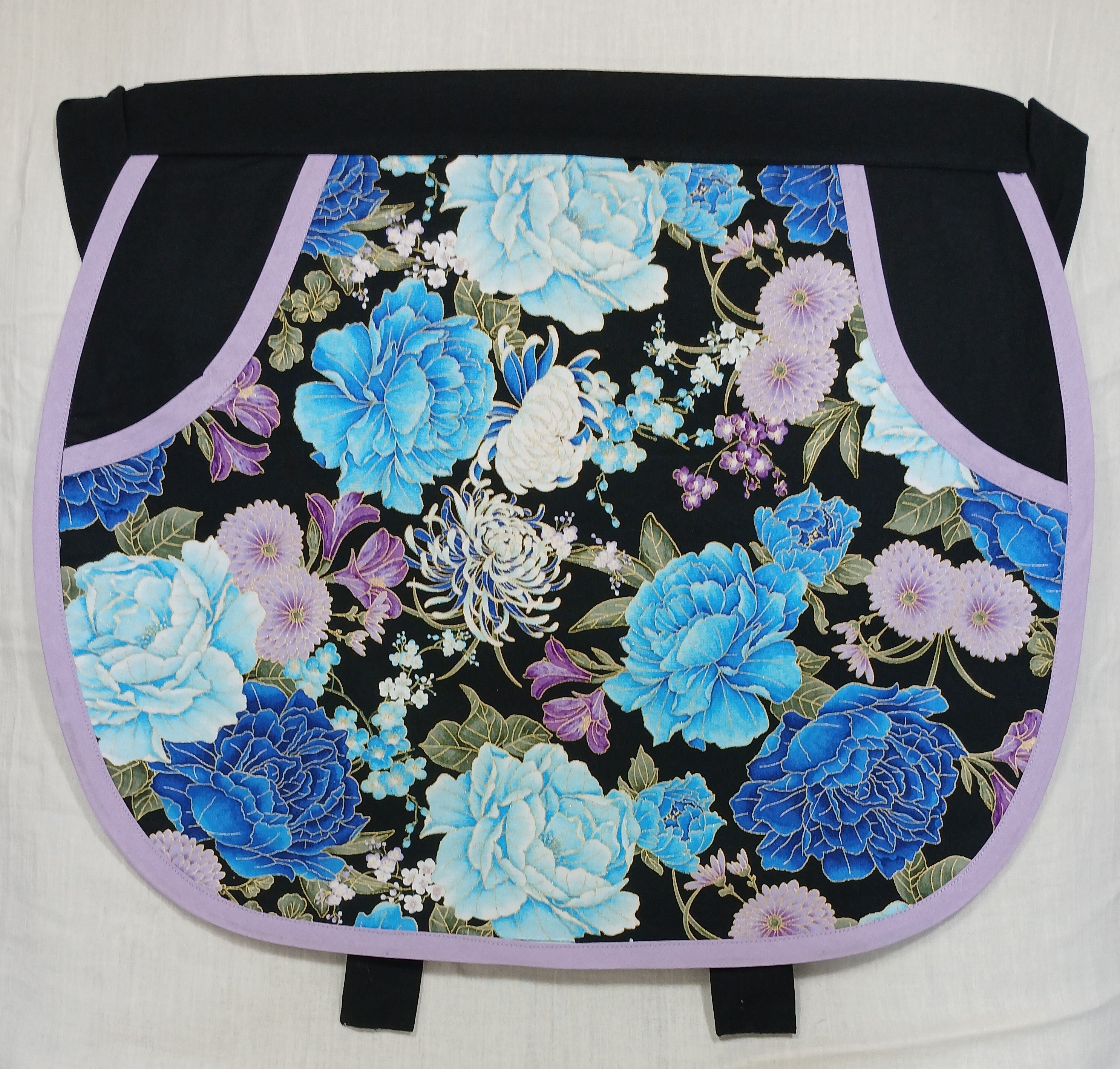 Peg or Utility Apron with Multi Coloured Flowers