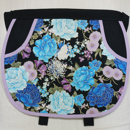 Peg or Utility Apron with Multi Coloured Flowers