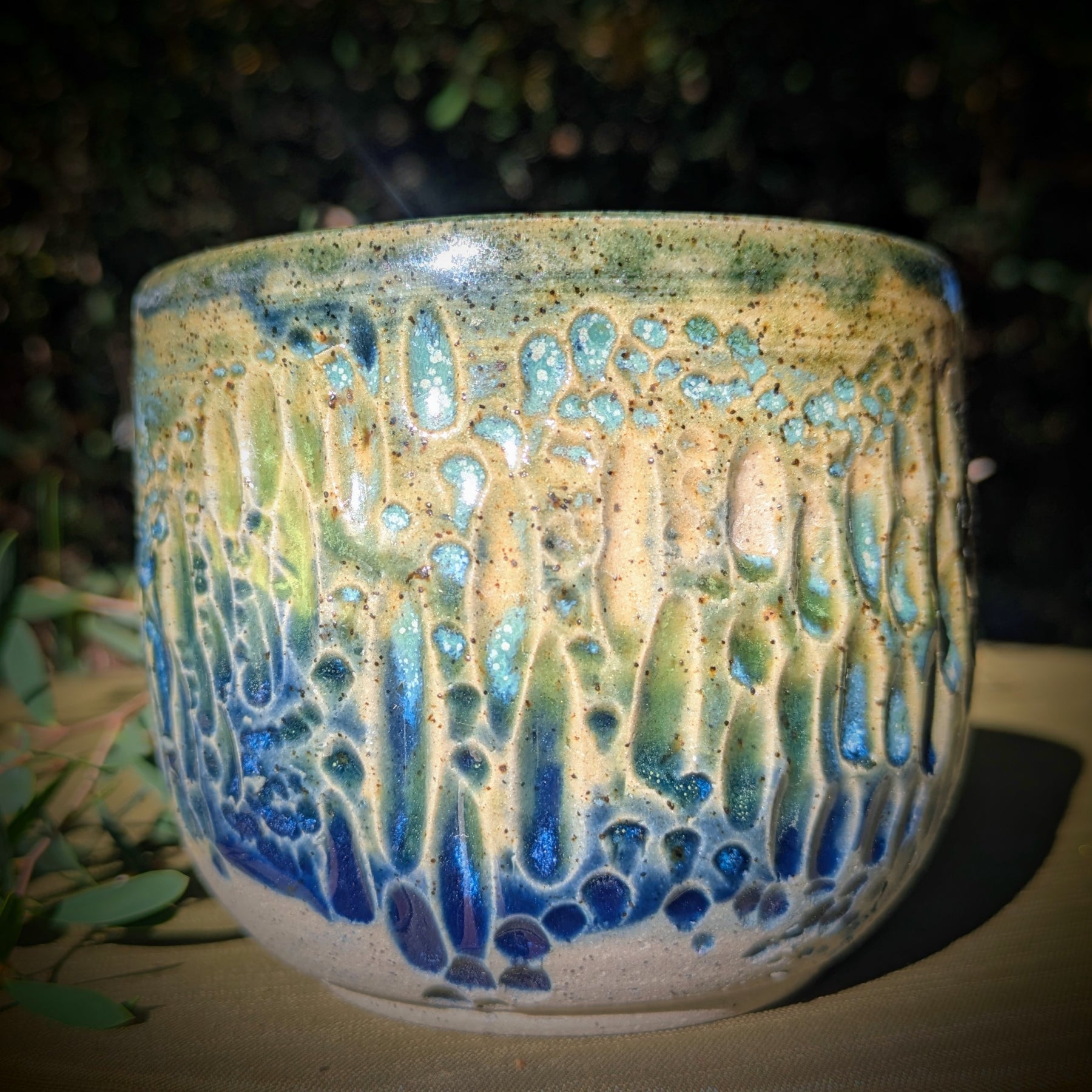 Organic textured cup