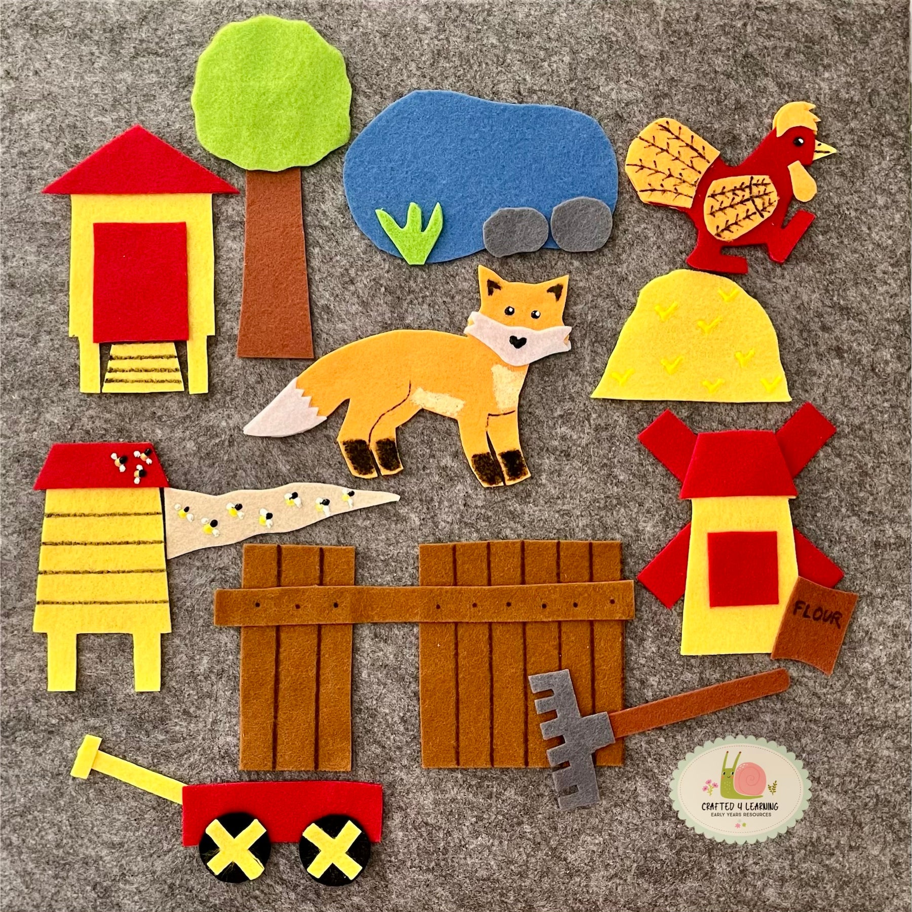 Rosie's Walk Felt Board Set