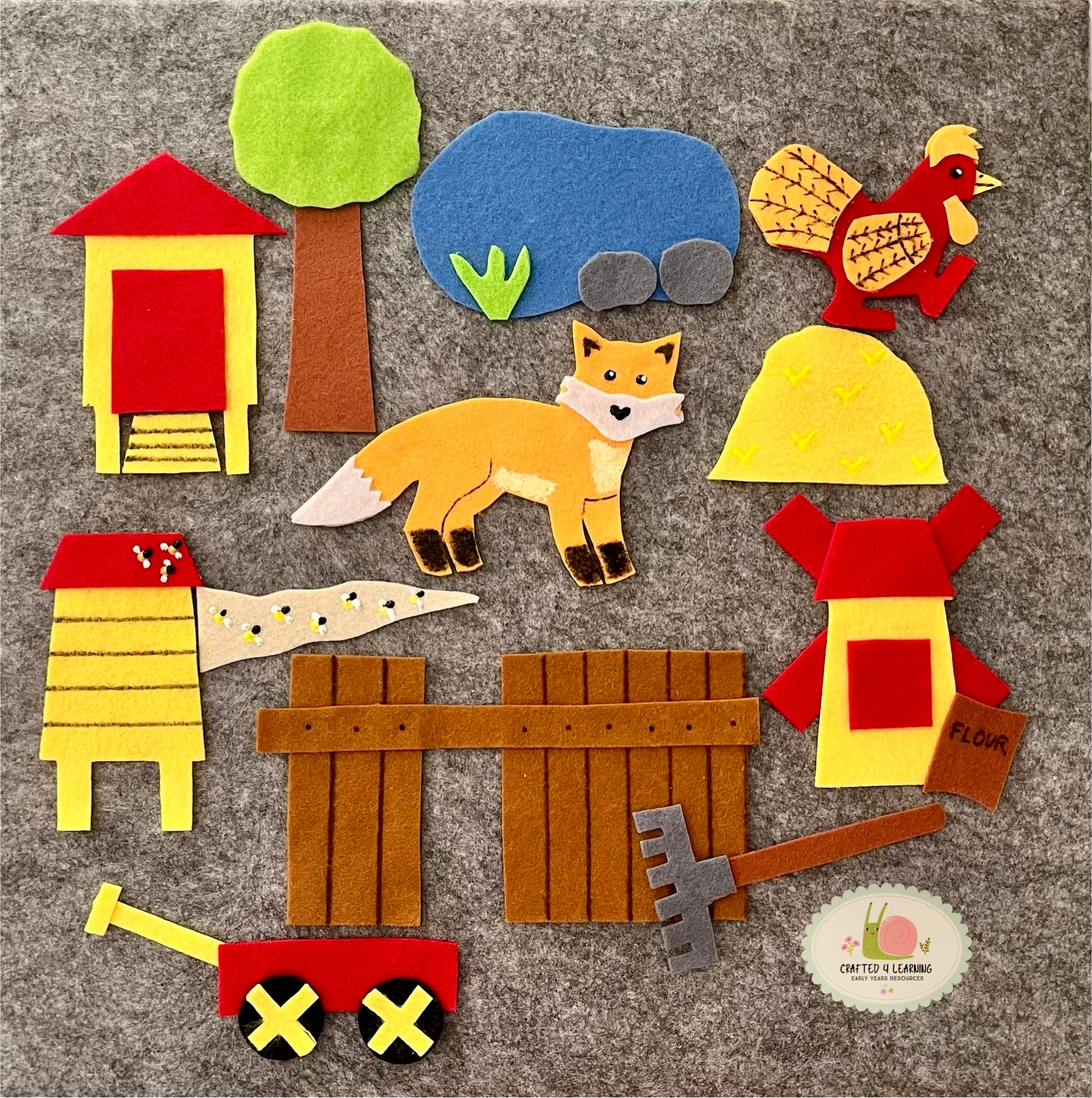 Rosie's Walk Felt Board Set