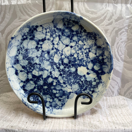 Plate: ‘Blue Bubbles’