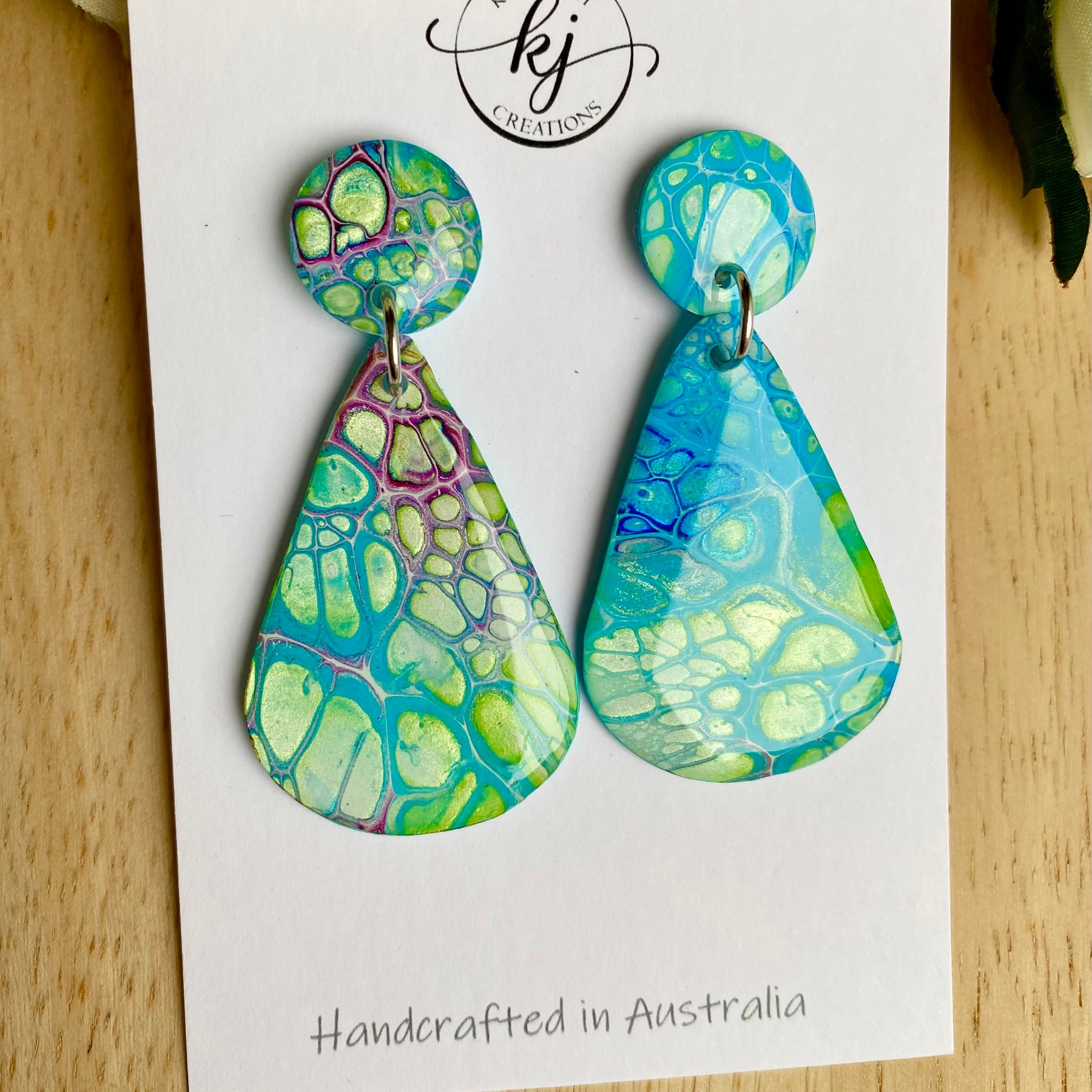 Unmatched Arty Stud Dangle Earrings
