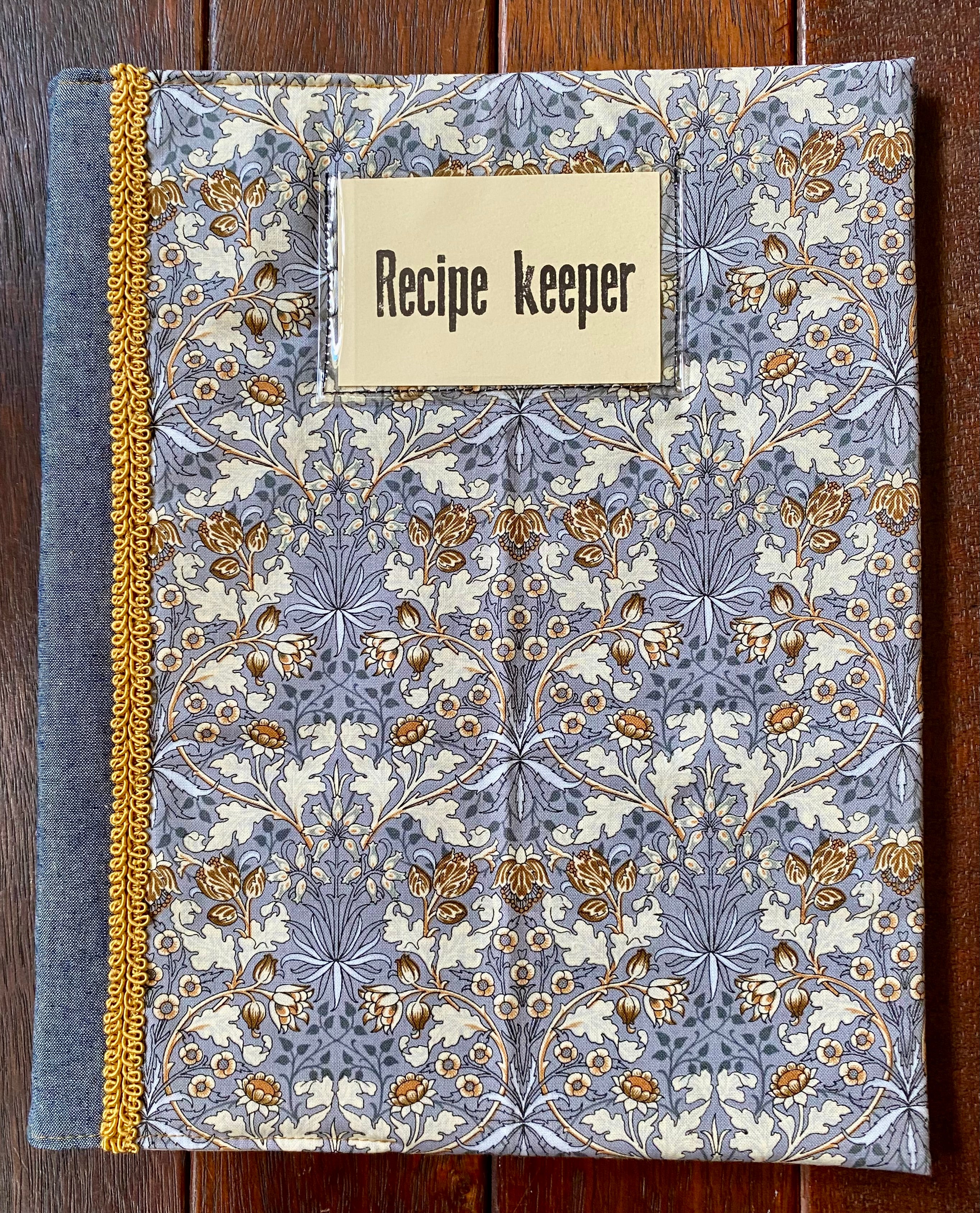 Recipe Keeper - A4 Display Folder Blues