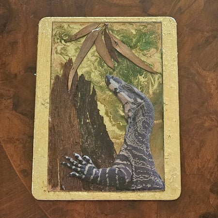 Wall Art Mixed media | Lacy Patterns on Bark