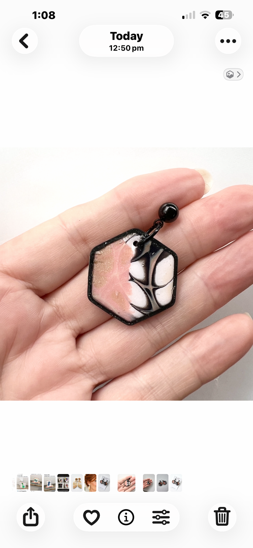 Earrings~Dangles~Black~Lightweight ~Affordable