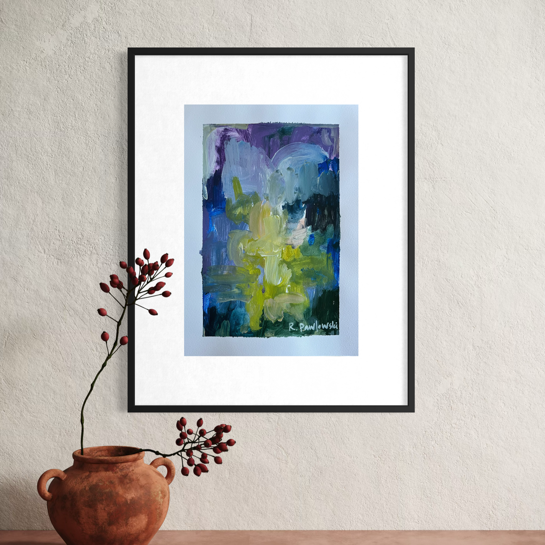 “Imagine” A4 Original Abstract on Paper