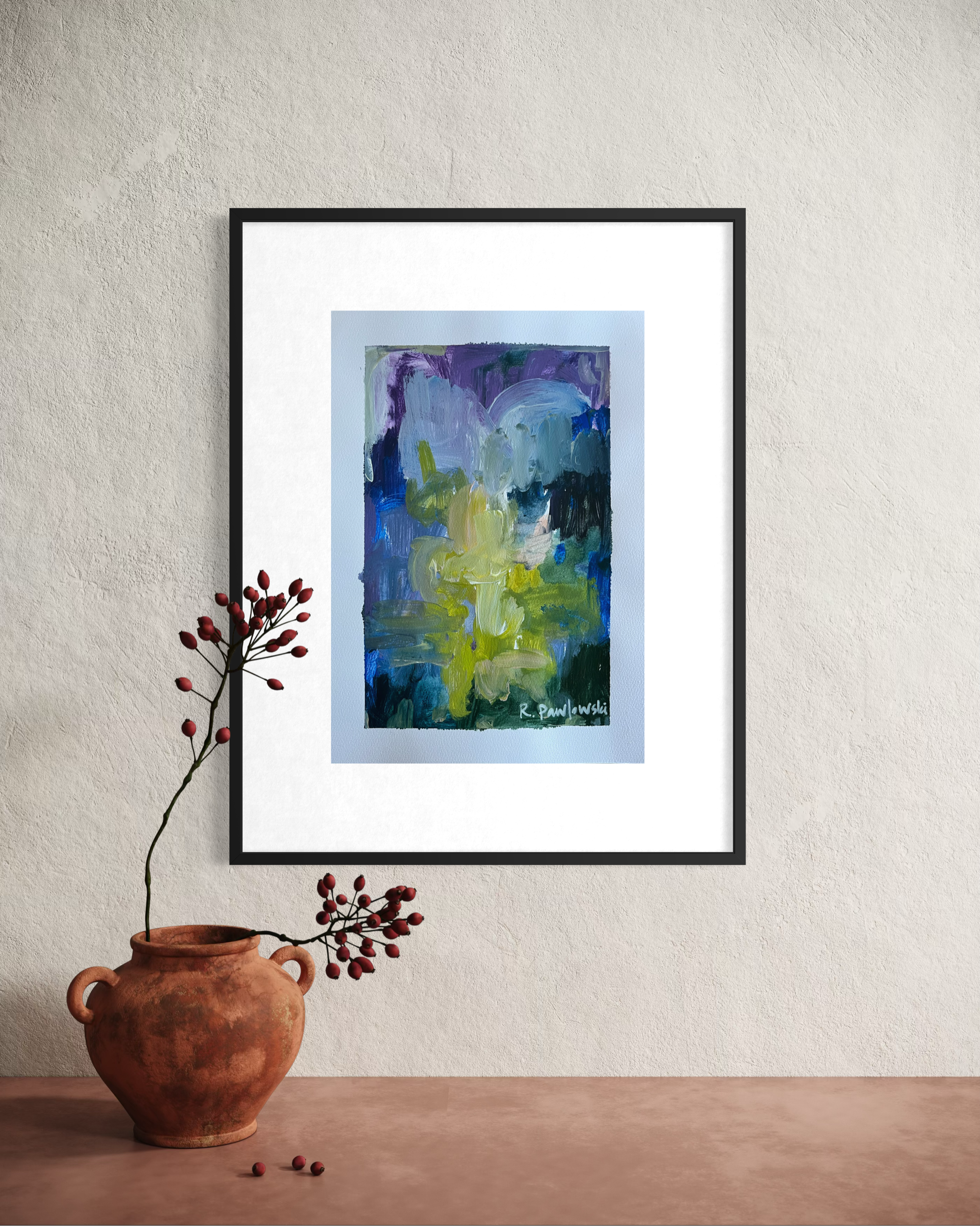 “Imagine” A4 Original Abstract on Paper