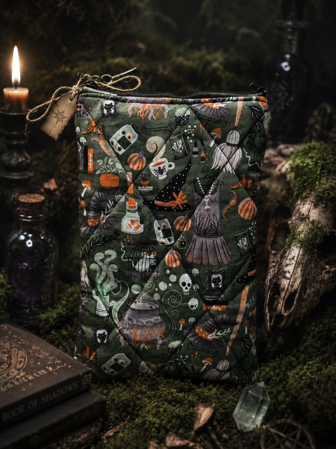 The Forest Witch Padded Zippy Bag
