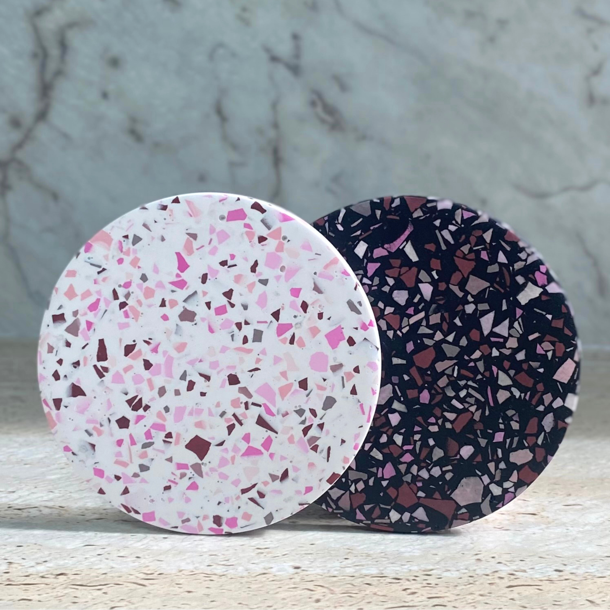Mini and Large Round Bowls | Terrazzo decor collection