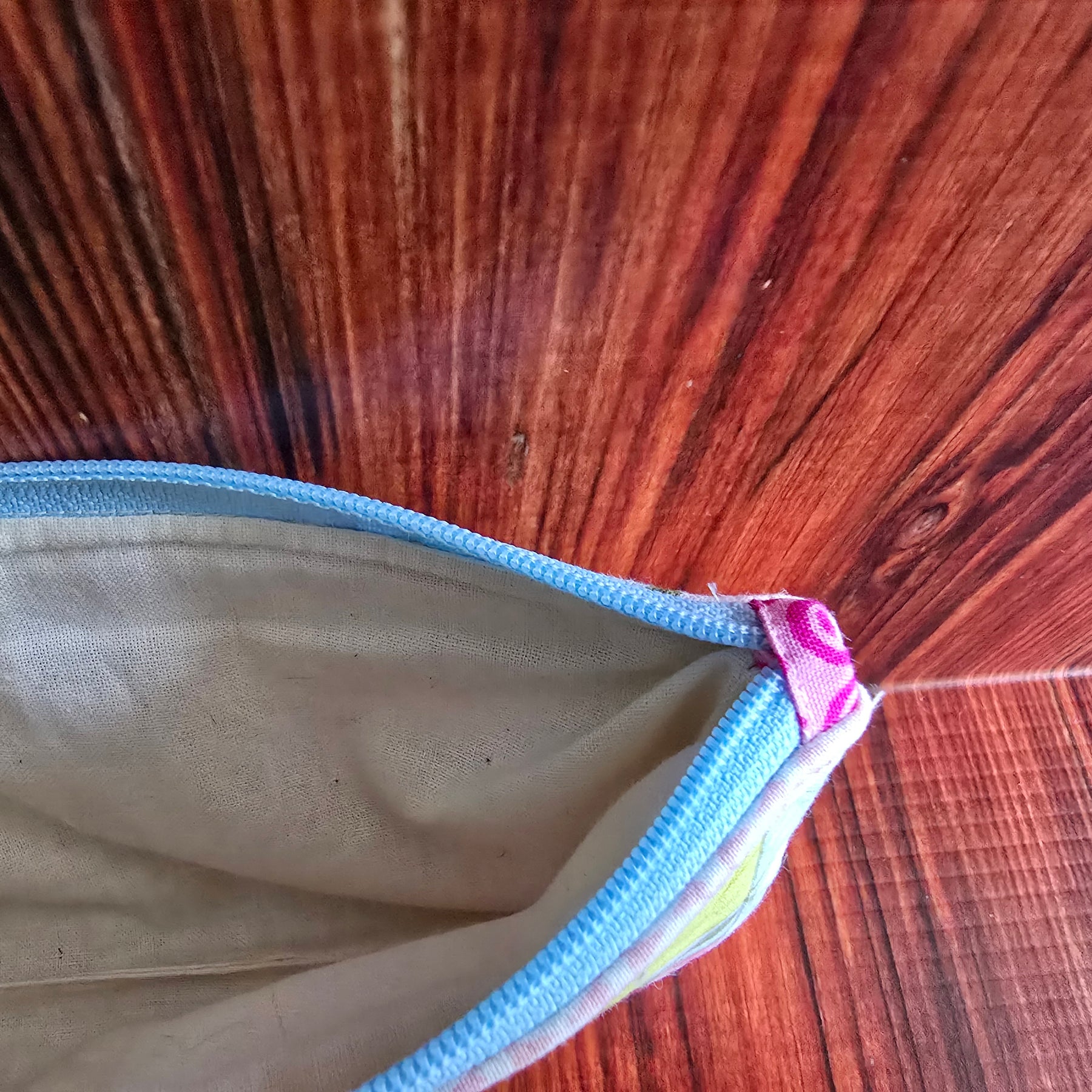 Handmade | Small | Scrappy | Zippered pouch