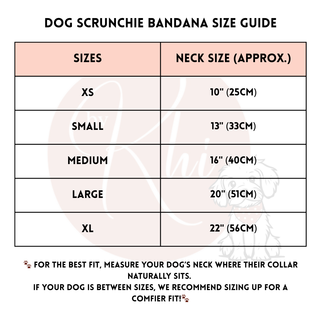 Navy Gingham - Dog Scrunchie Bandana