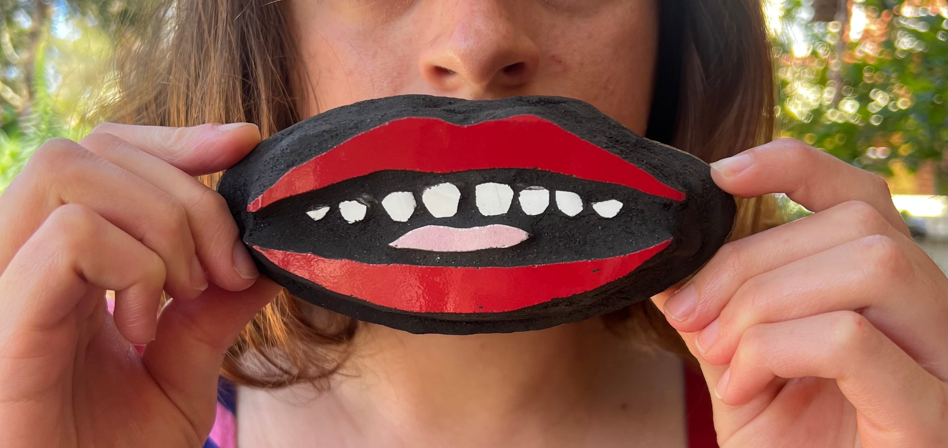 Mosaic Stone Mouth.