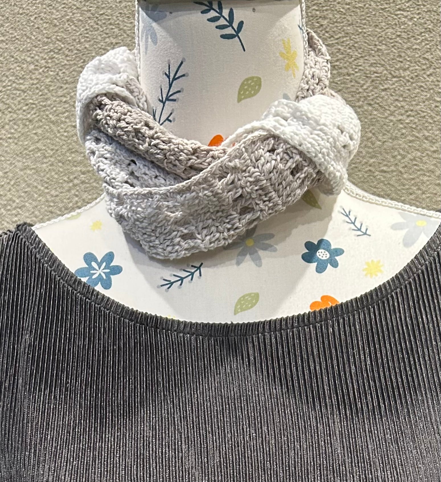Filet Cotton Scarflet - Crochet