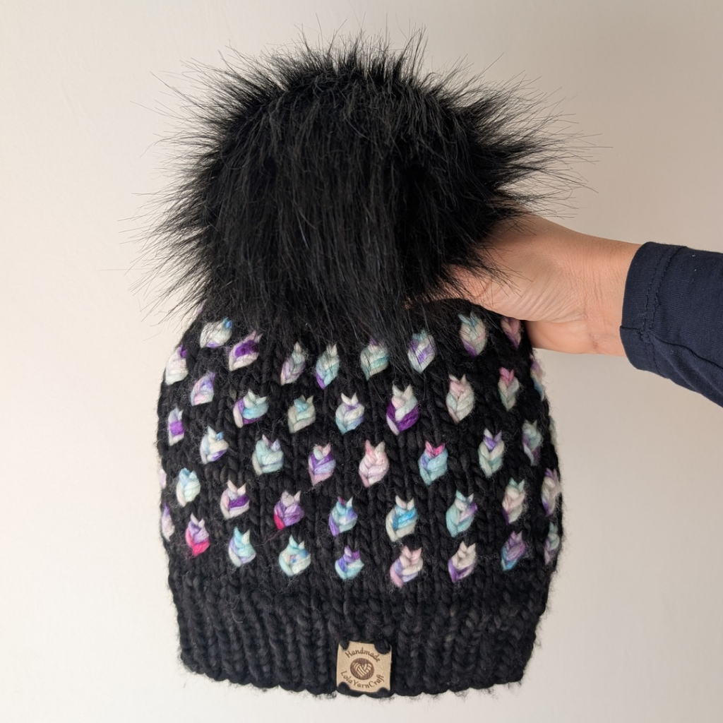 A New Leaf Beanie, Australian Merino Wool, Artisan hand dyed