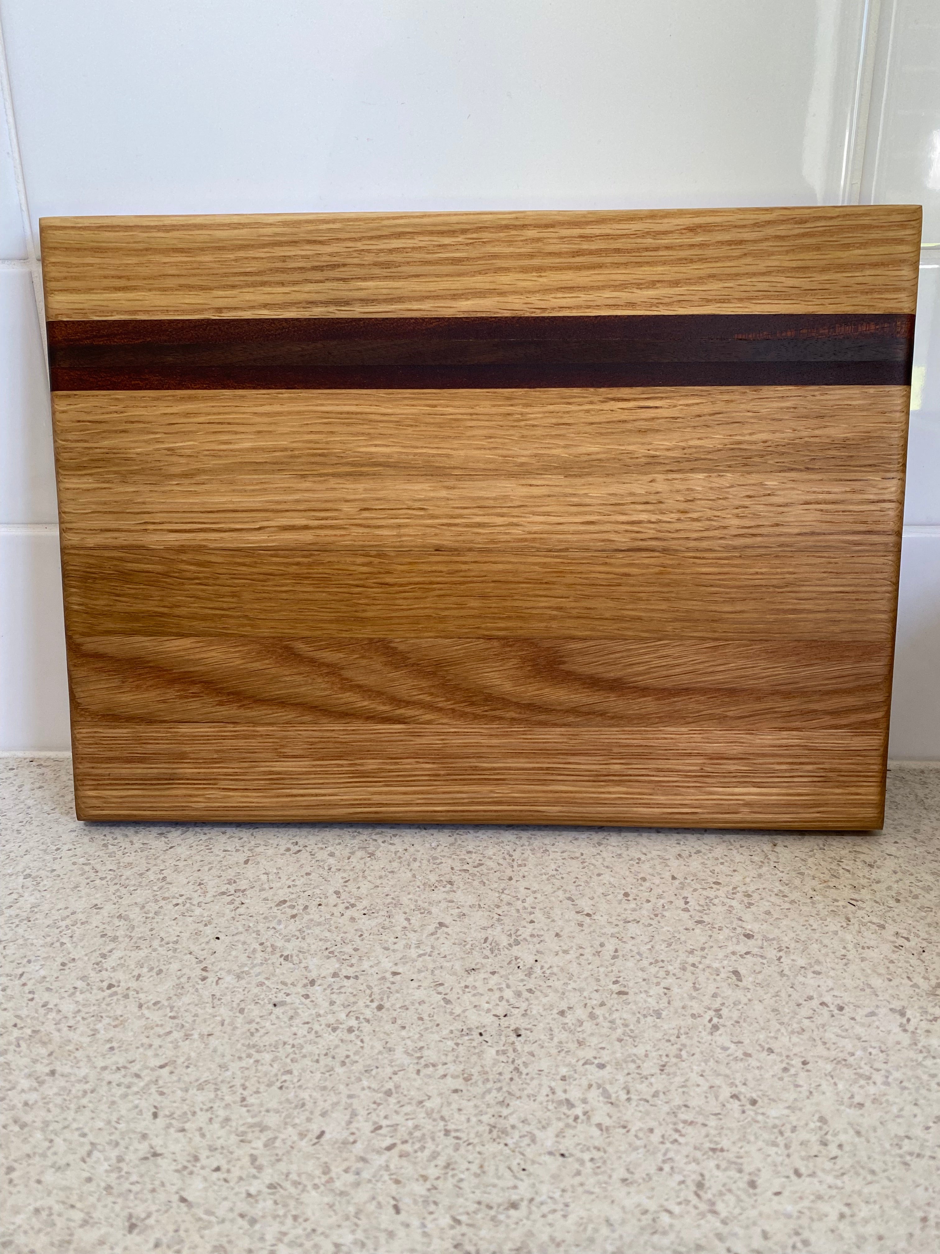 Handcrafted Walnut & Oak "Personal" Serving Board – The Perfect Morning Companion