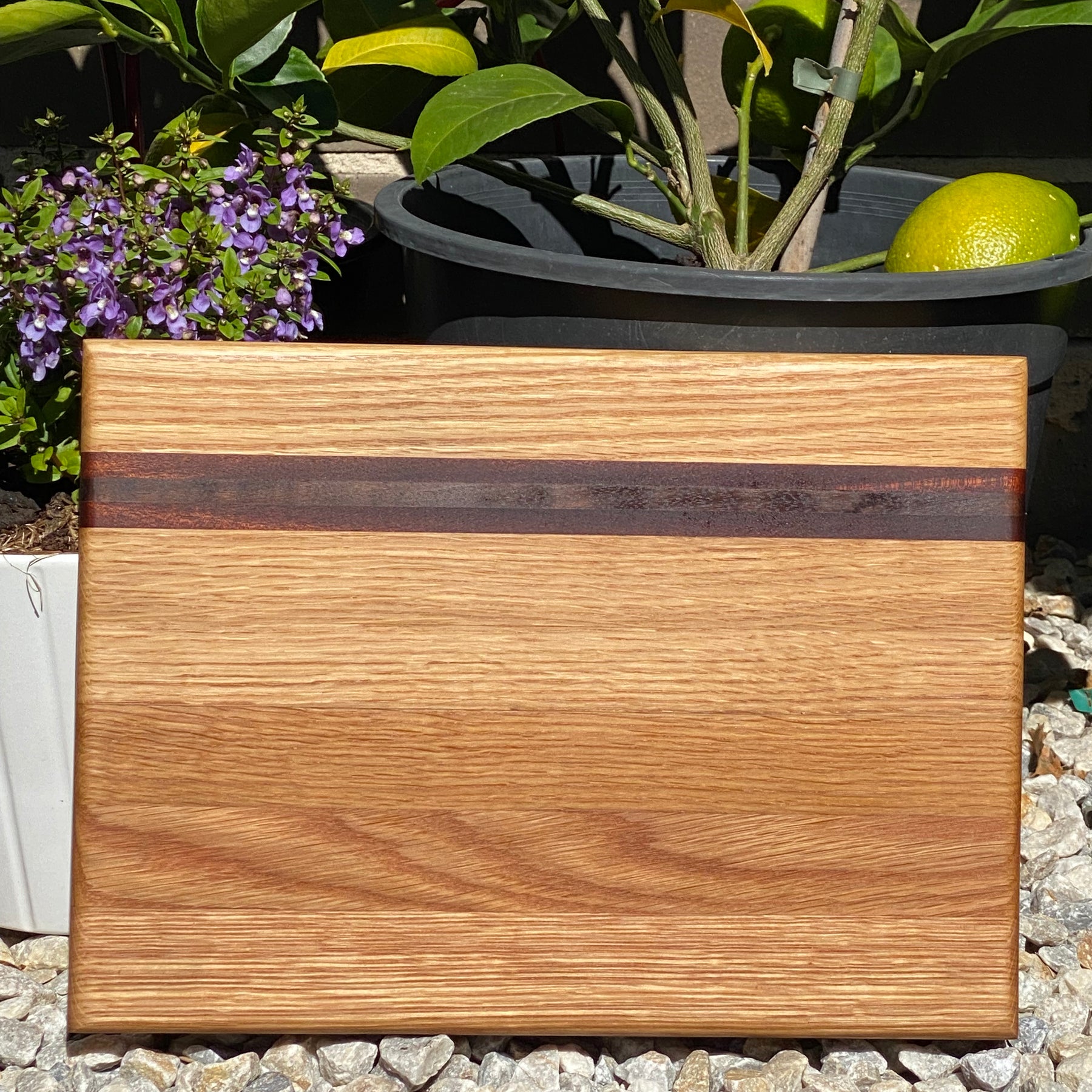 Handcrafted Walnut & Oak "Personal" Serving Board – The Perfect Morning Companion