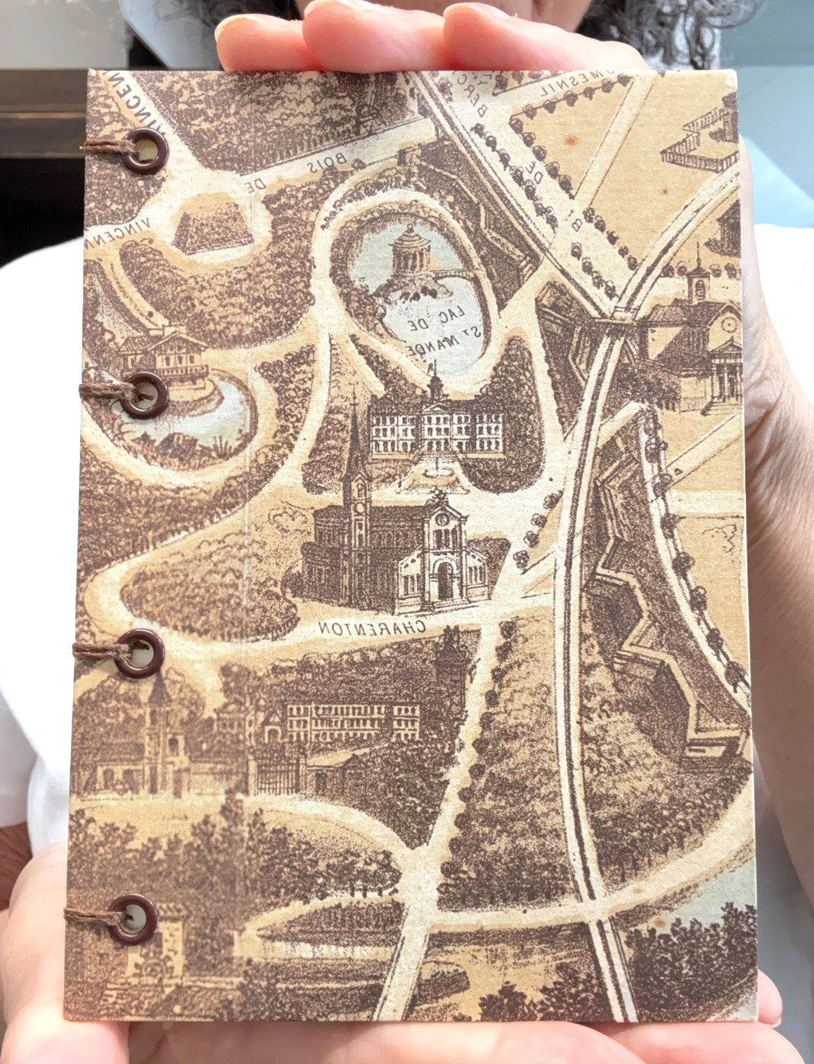 Mini Watercolour Sketchbook, Lay Flat Travel Size