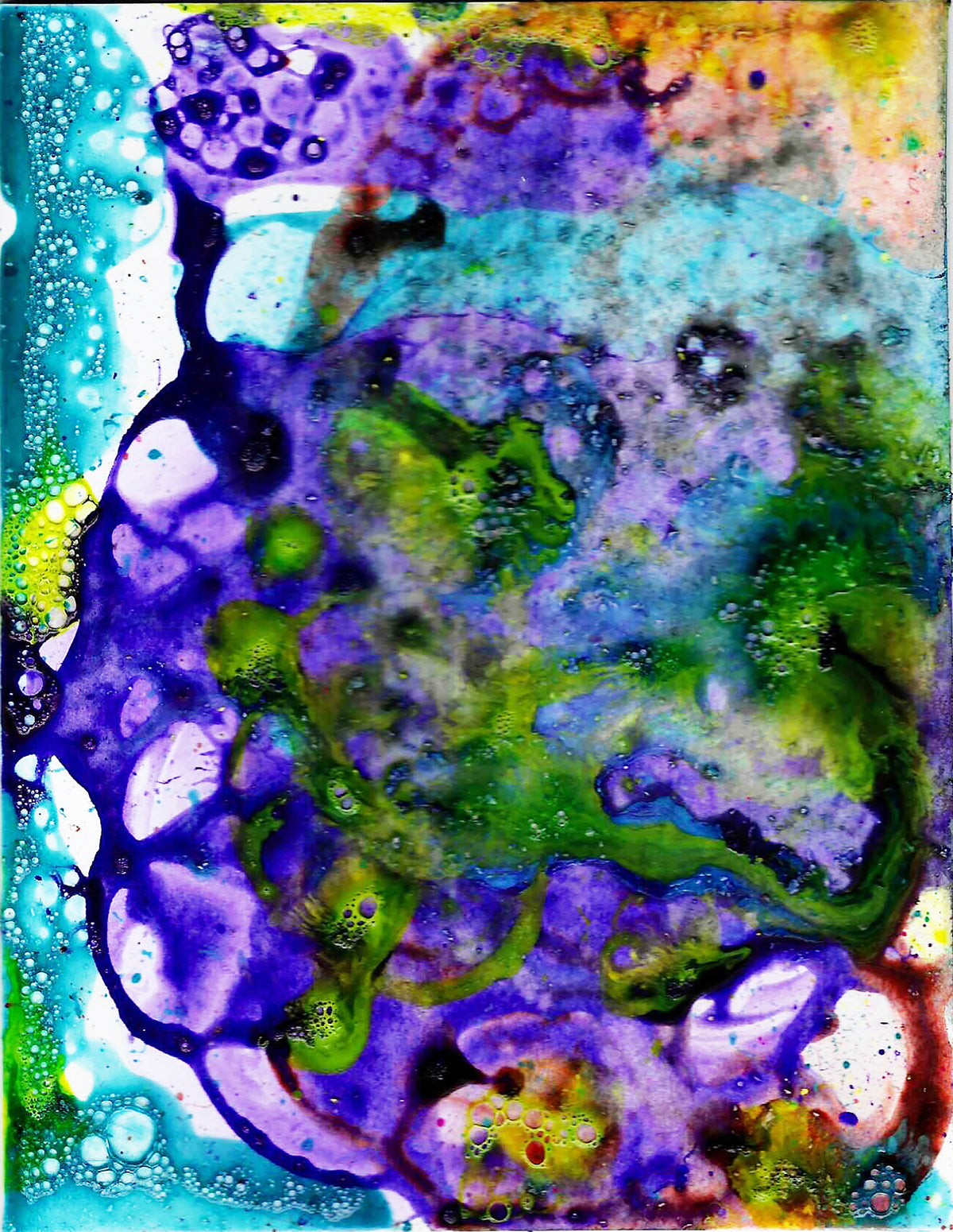 Hand Painted Greeting Cards: 5-pack