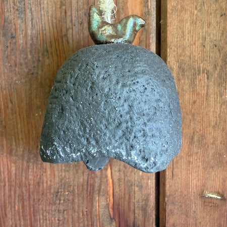 Rustic bell with bird