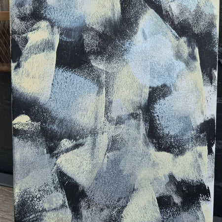 Monochrome Motion - Original Abstract Artwork 23cm × 30cm