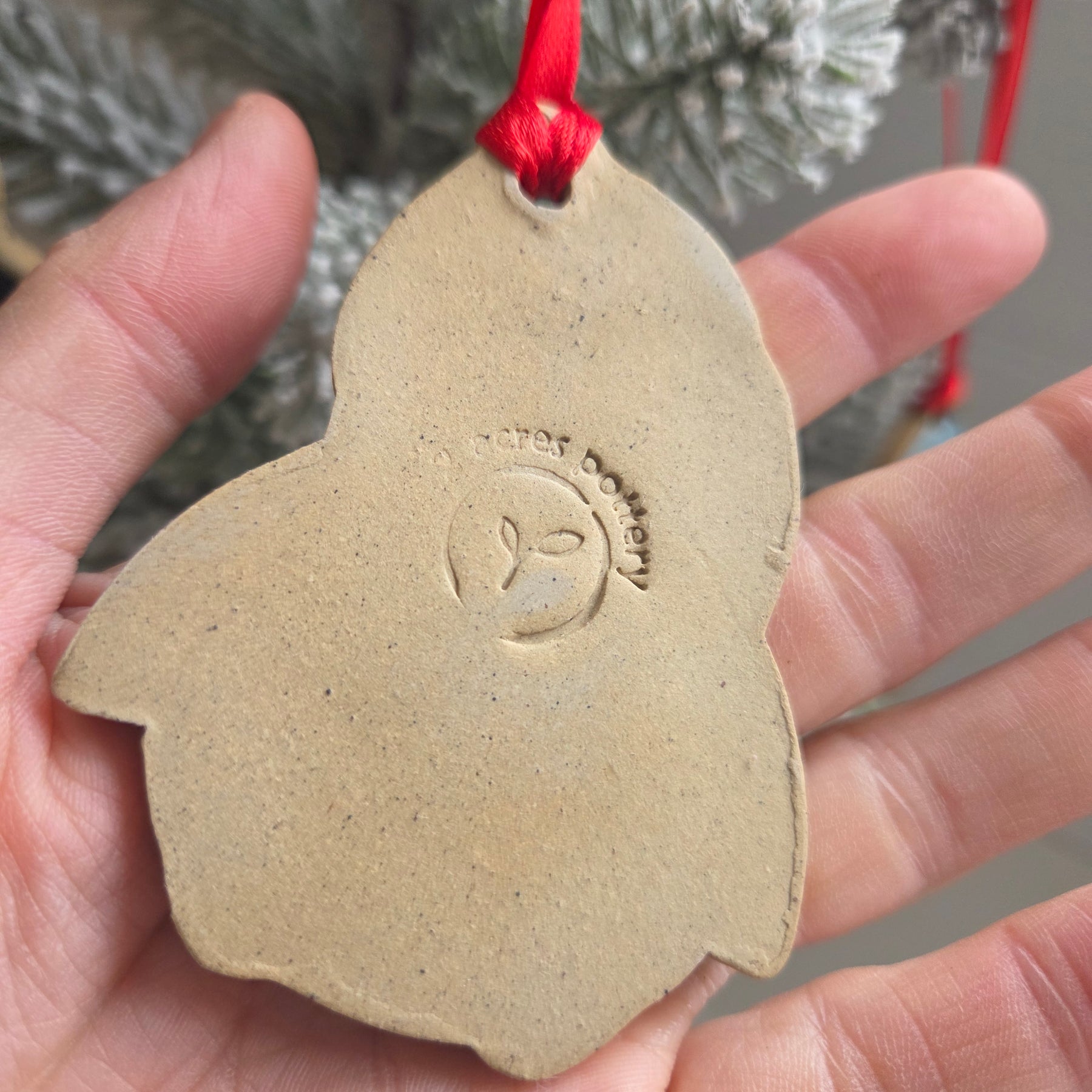 Ceramic Penguin Christmas Decoration