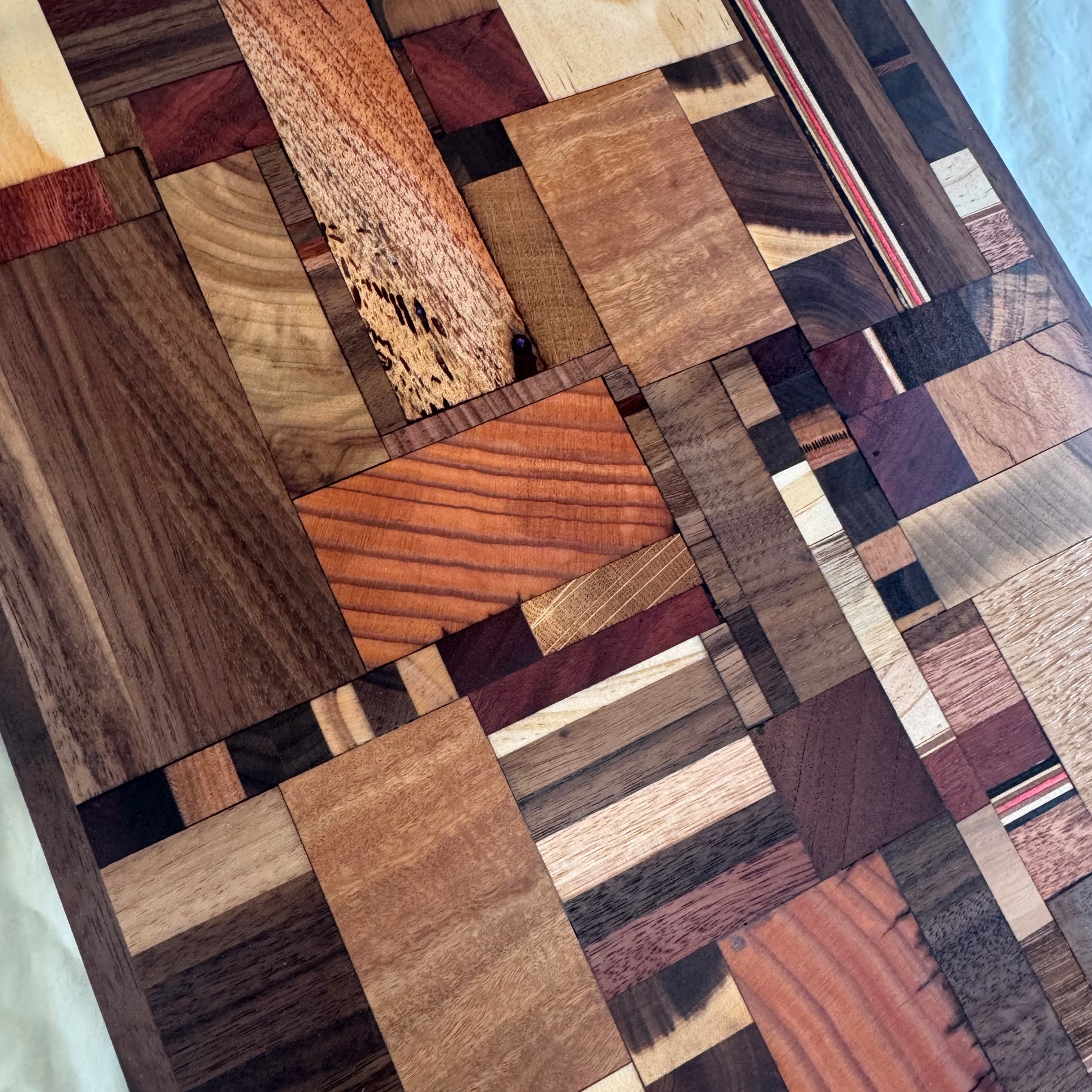 Chaos pattern Serving Board with Handles