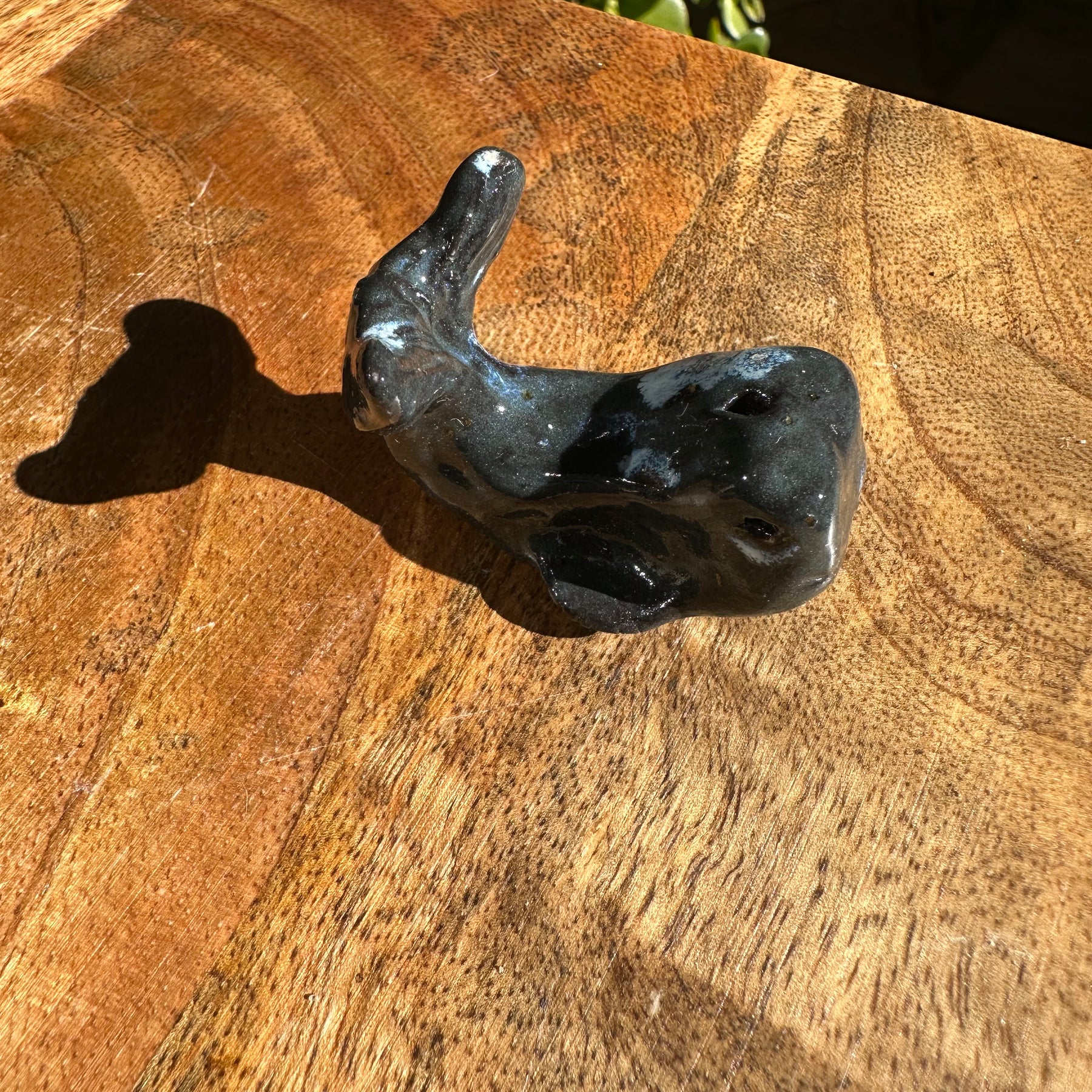 Whales | Handmade Porcelain Ornaments | Pair of Tails