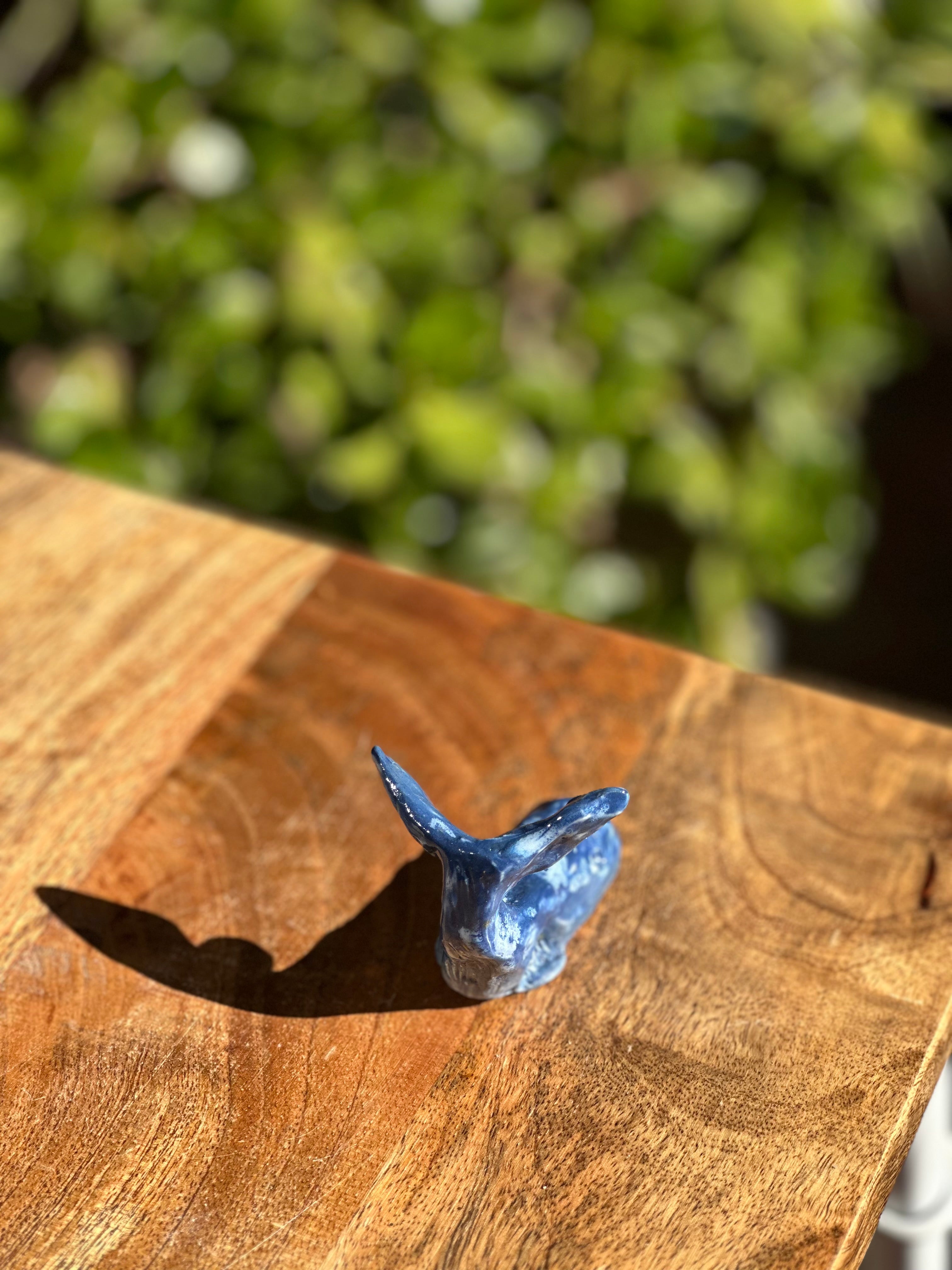 Whales | Handmade Porcelain Ornaments | Pair of Tails