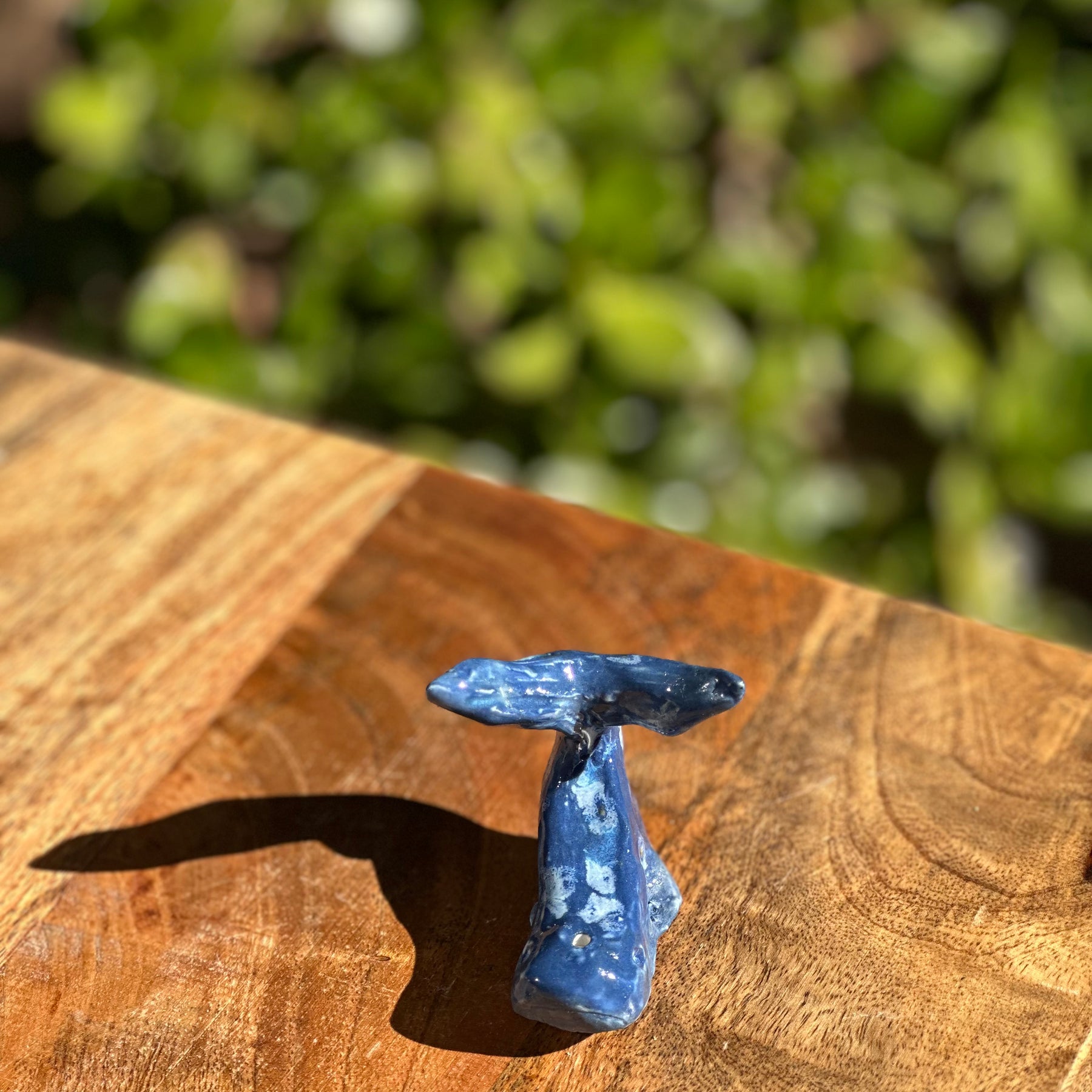 Whales | Handmade Porcelain Ornaments | Pair of Tails