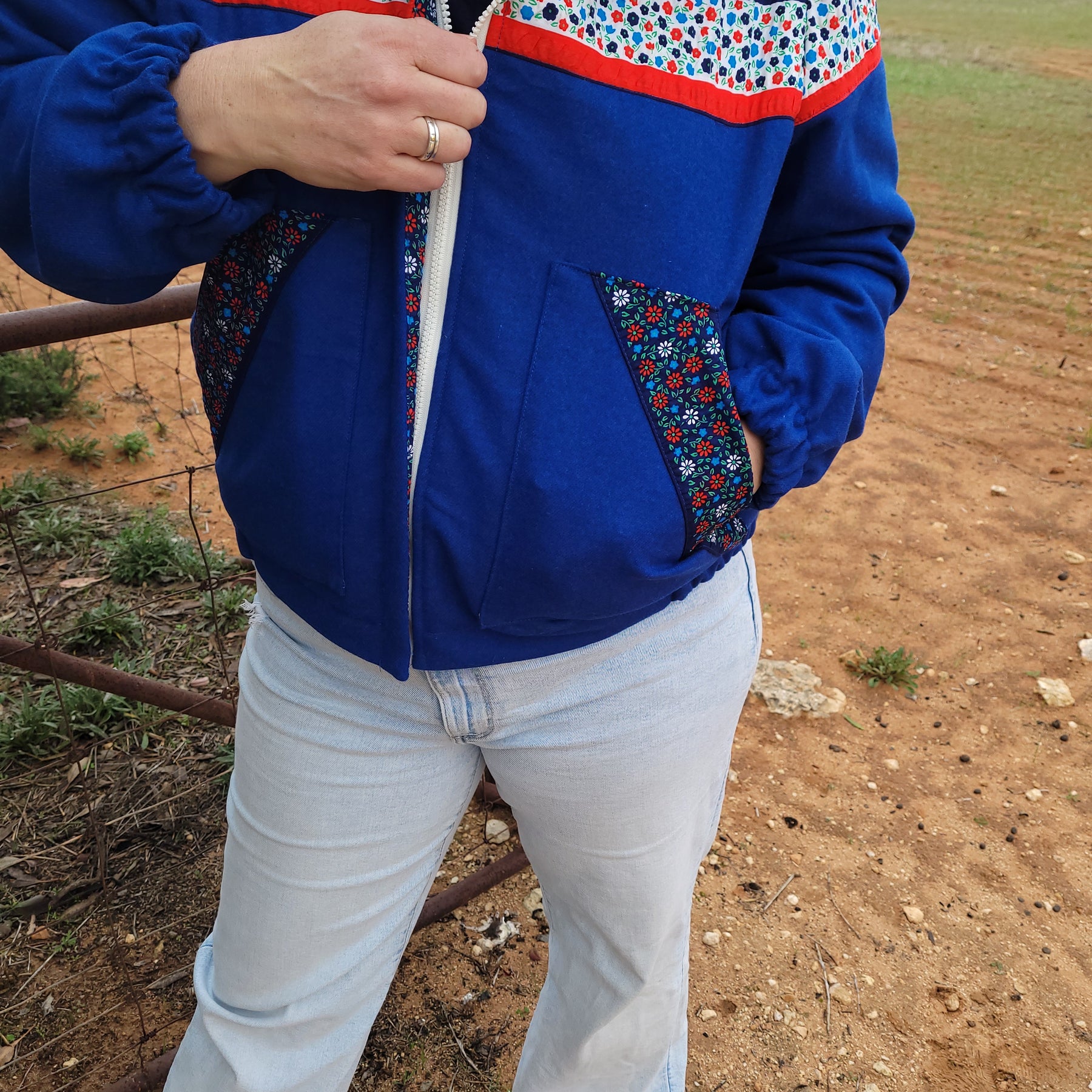 Bands of happiness - Retro Bomber jacket - L/XL
