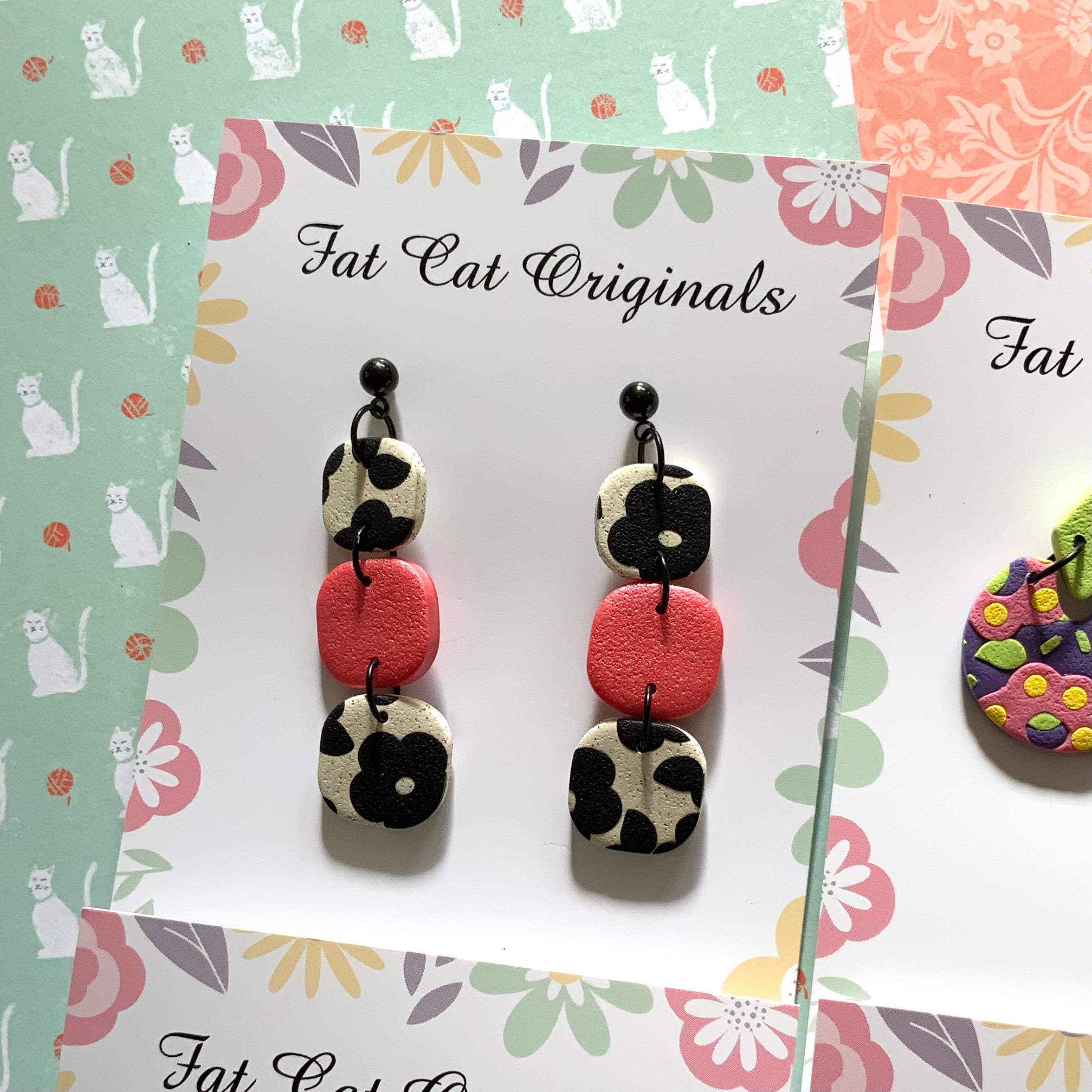 FAT CAT EARRING EDIT 2 | Curated Statement Bundle of 4