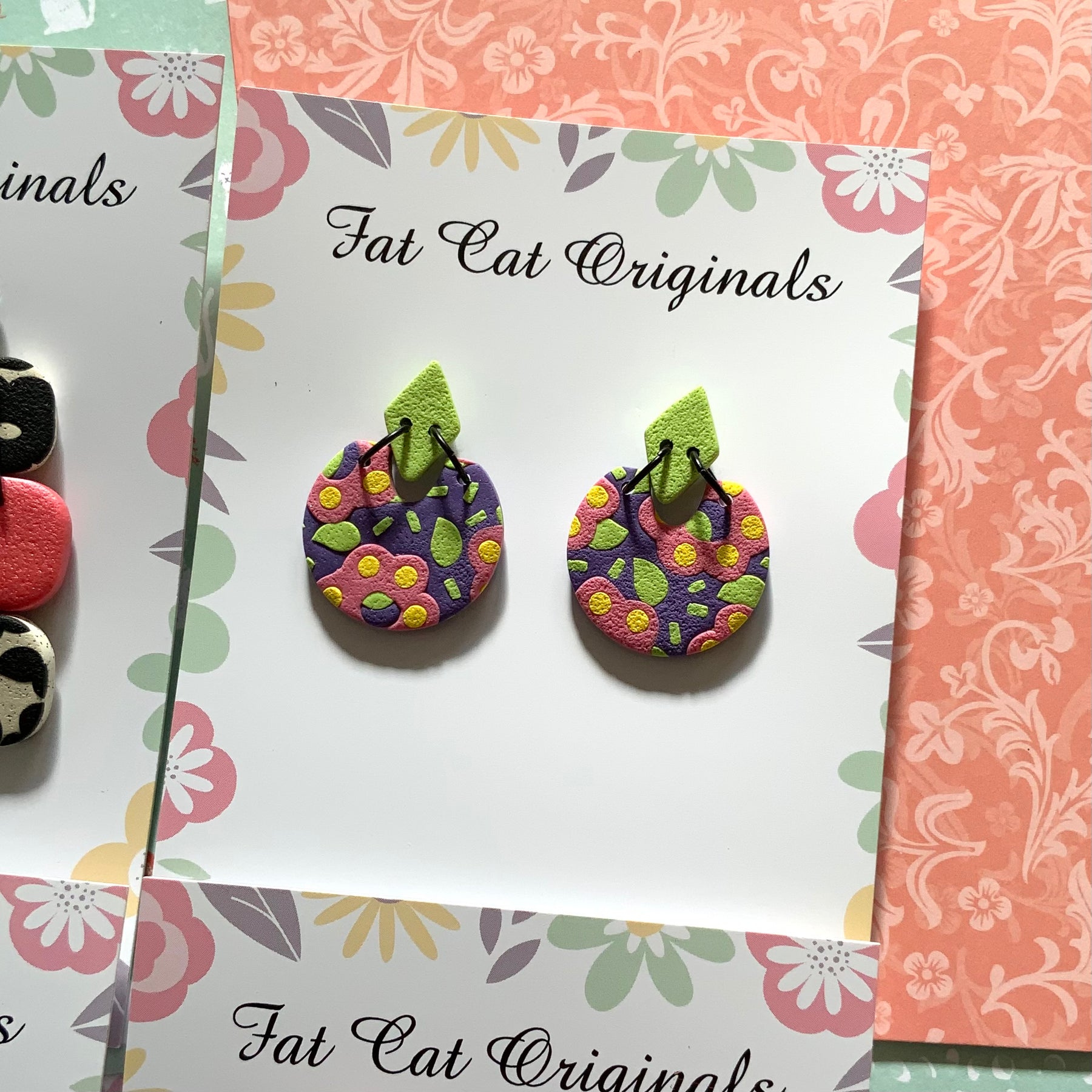 FAT CAT EARRING EDIT 2 | Curated Statement Bundle of 4