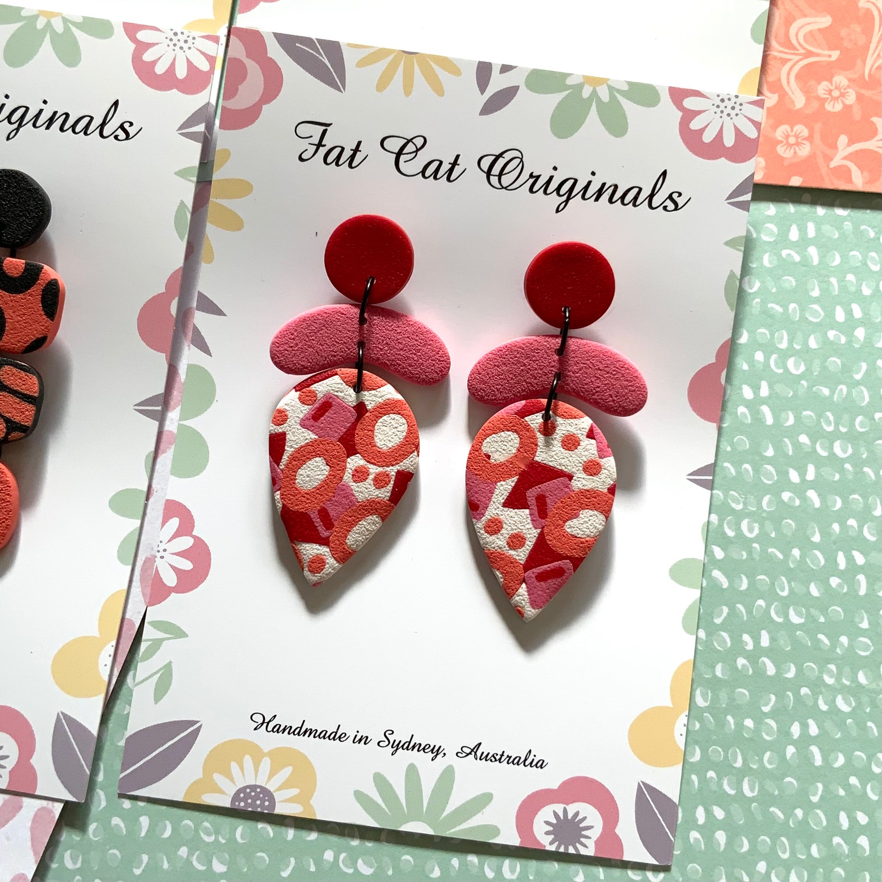 FAT CAT EARRING EDIT 2 | Curated Statement Bundle of 4