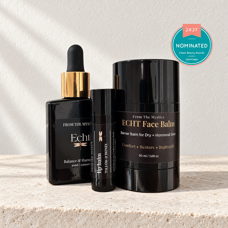 Tallow Face Balm + Face Oil + Lip Balm | ECHT Complete Skincare Set