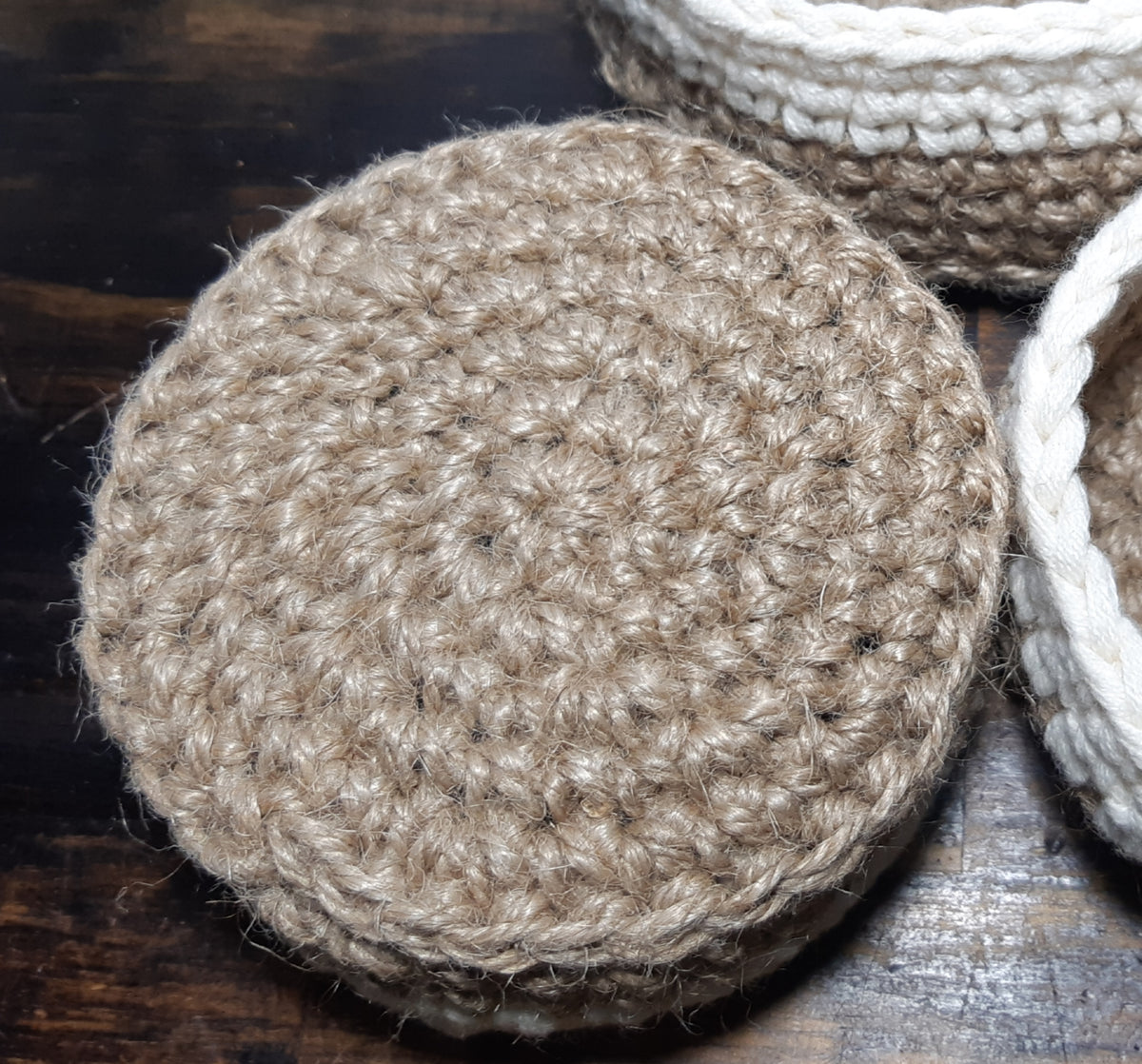 Crochet Basket Set (3)