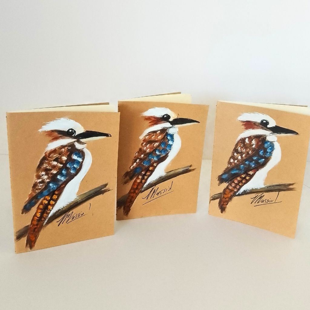 Handpainted Pocket Notebooks - Kookaburra