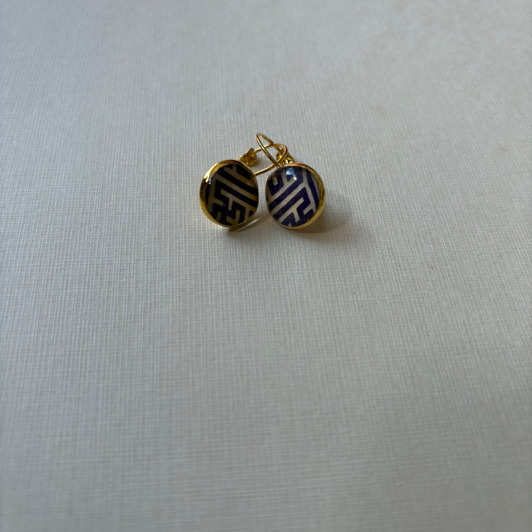 Japanese paper Resin earrings