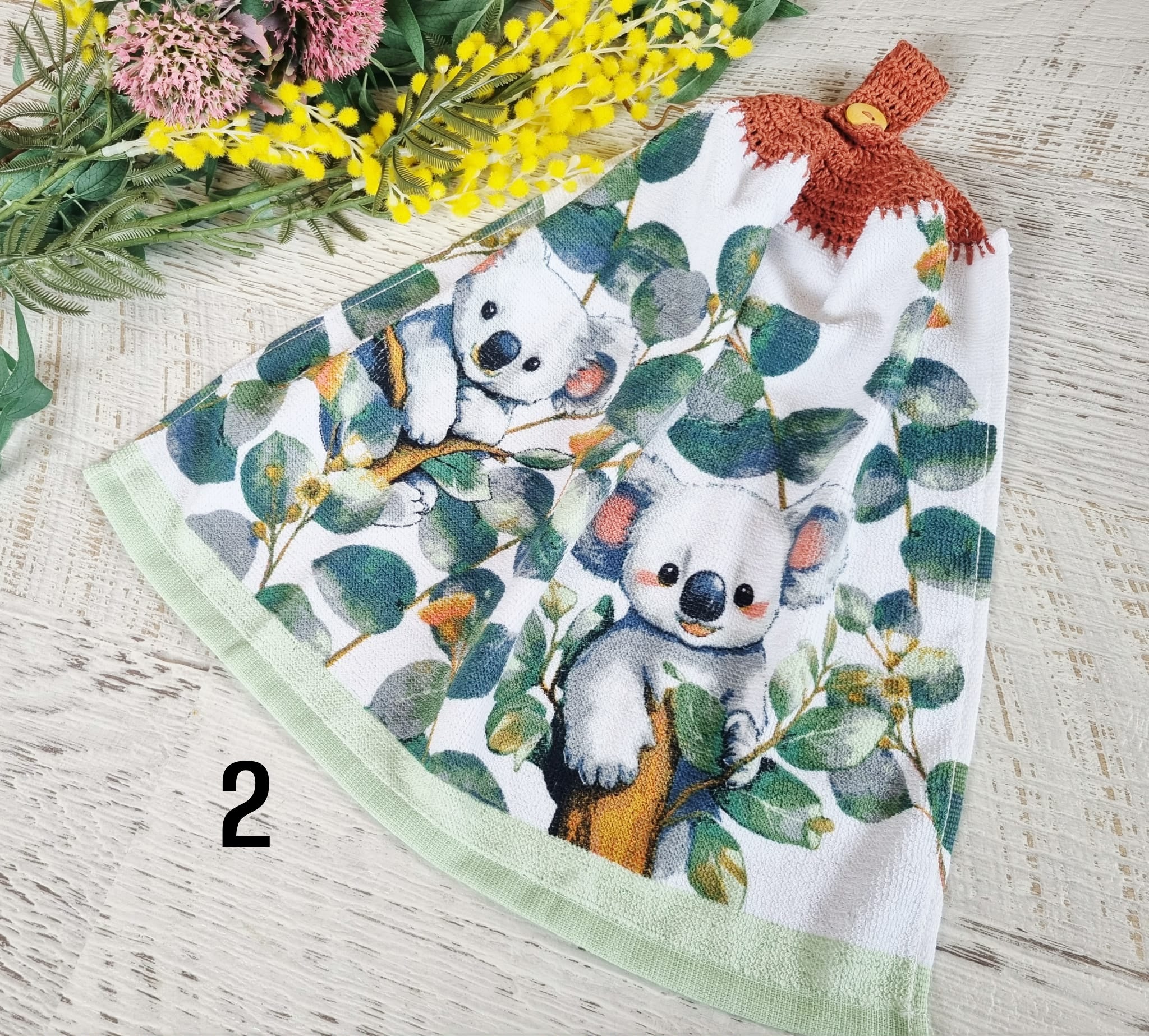 Kitchen Hand Towel | Hanging | Cotton | SINGLE LAYER | 9 Styles - 1-9