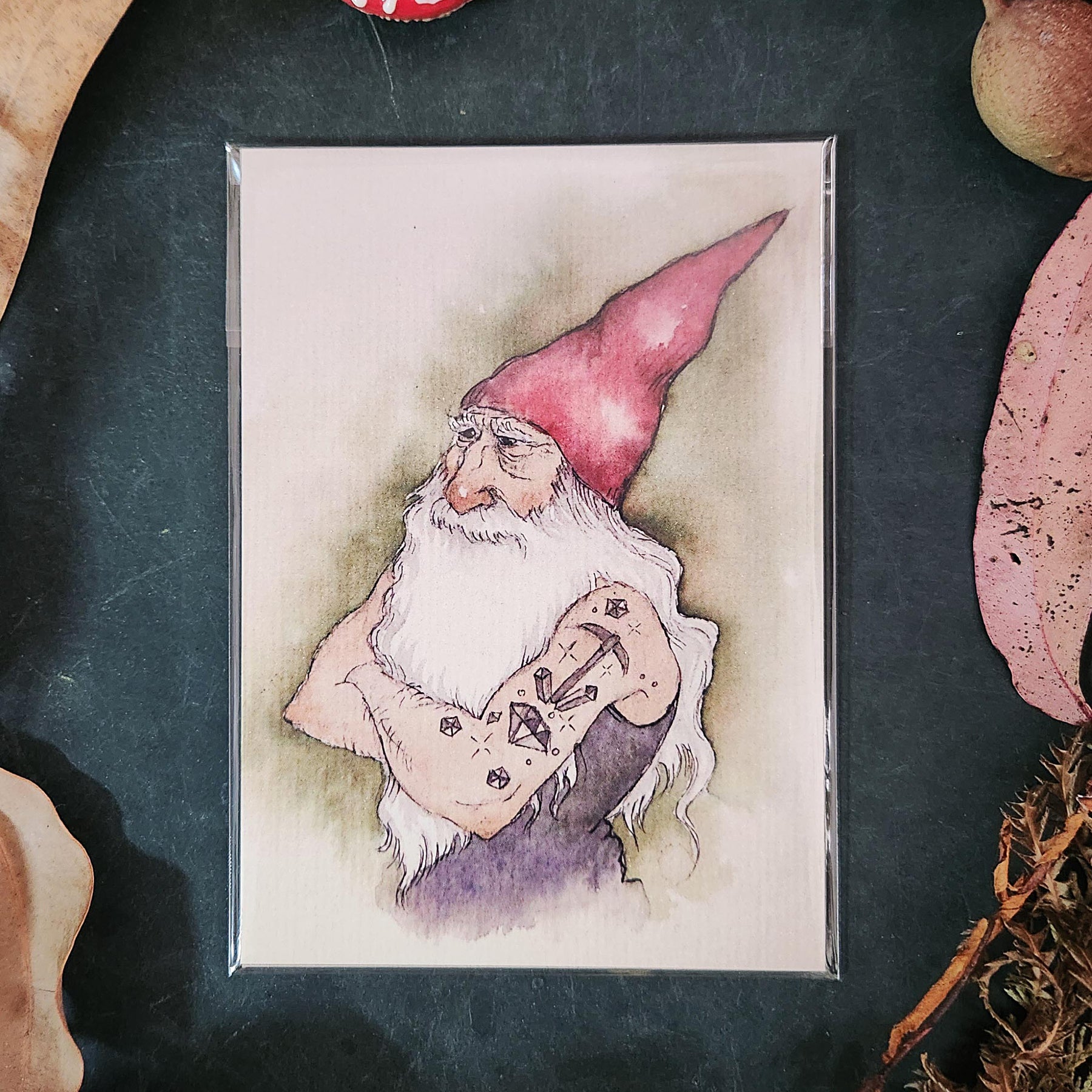 A6 Mini Art Print - Gnome