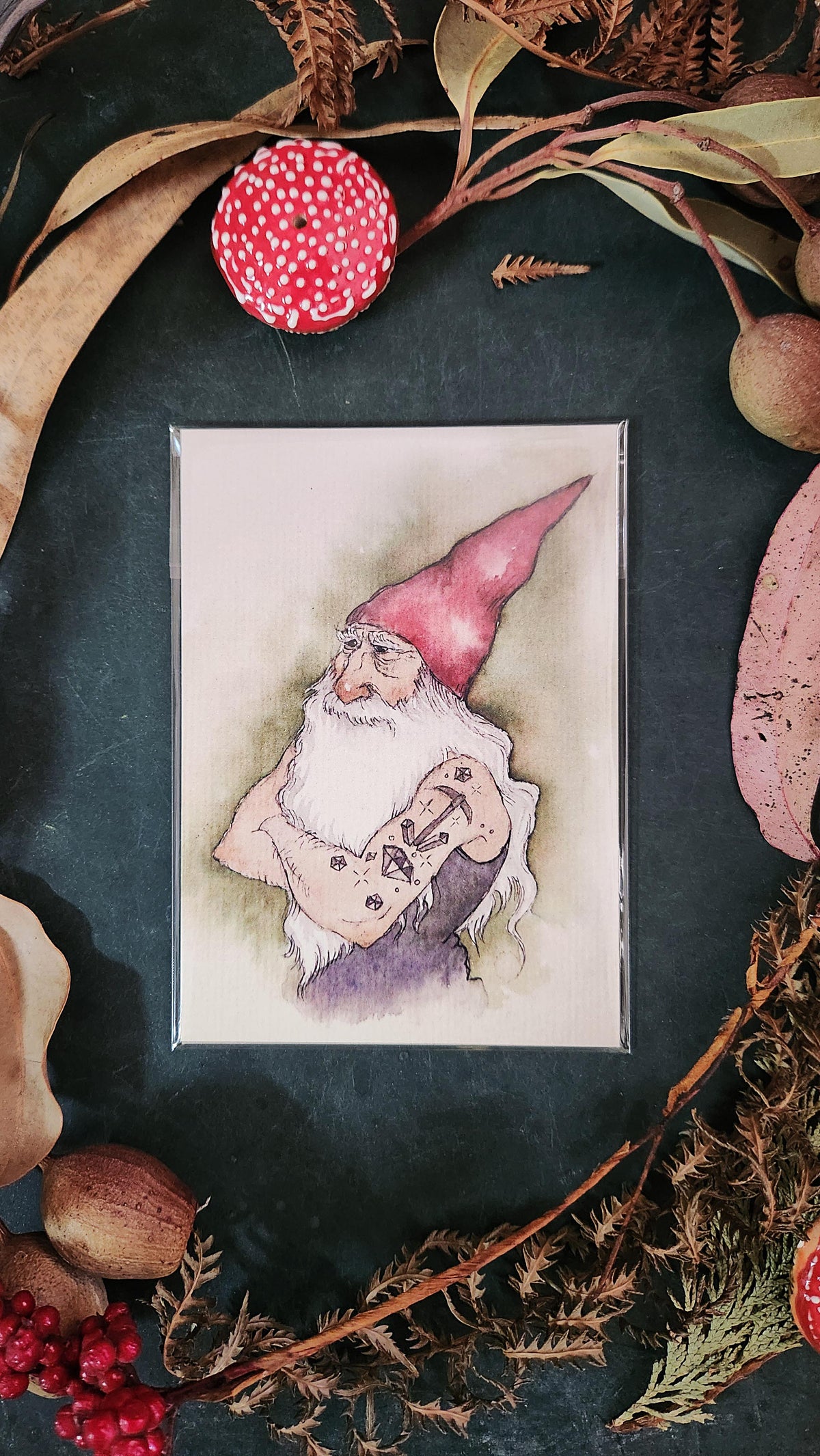 A6 Mini Art Print - Gnome