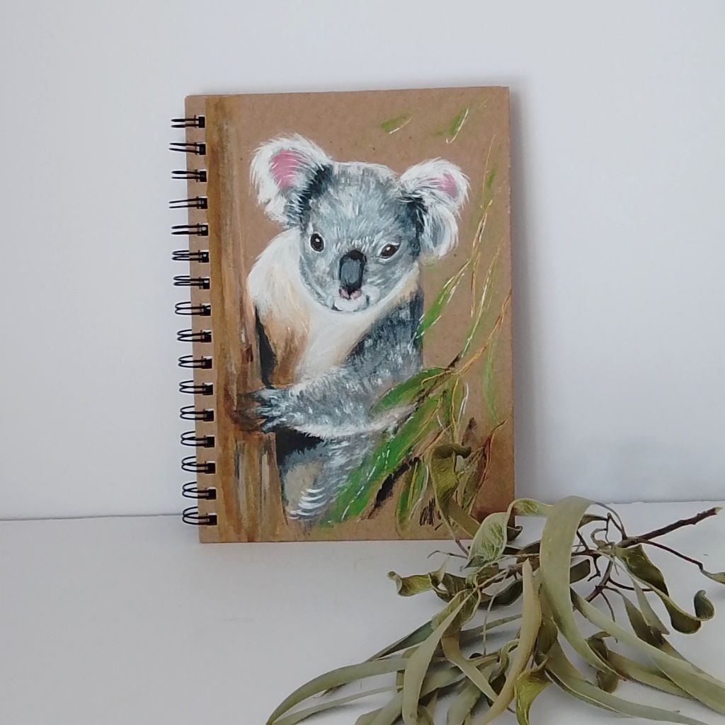 Koala Handpainted Notebook