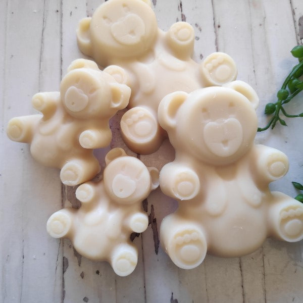 Teddy Bear Unscented Handmade Natural Goatsmilk Soap