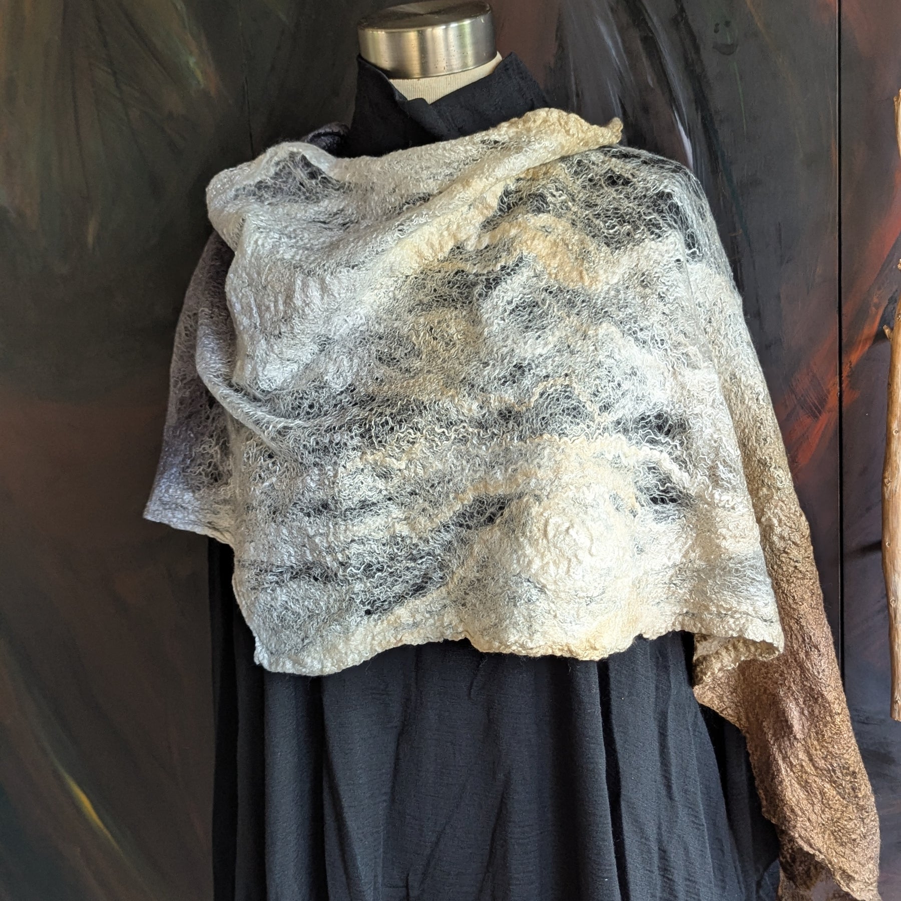 Cobweb Shawl-Stone Haven